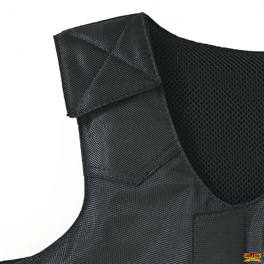 HILASON Kids Bull Riding Vest - Youth Pro Rodeo Cordura Protective Gear for Junior Riders | Durable Black Bull Riding Equipment for Rodeo Practice & Competition