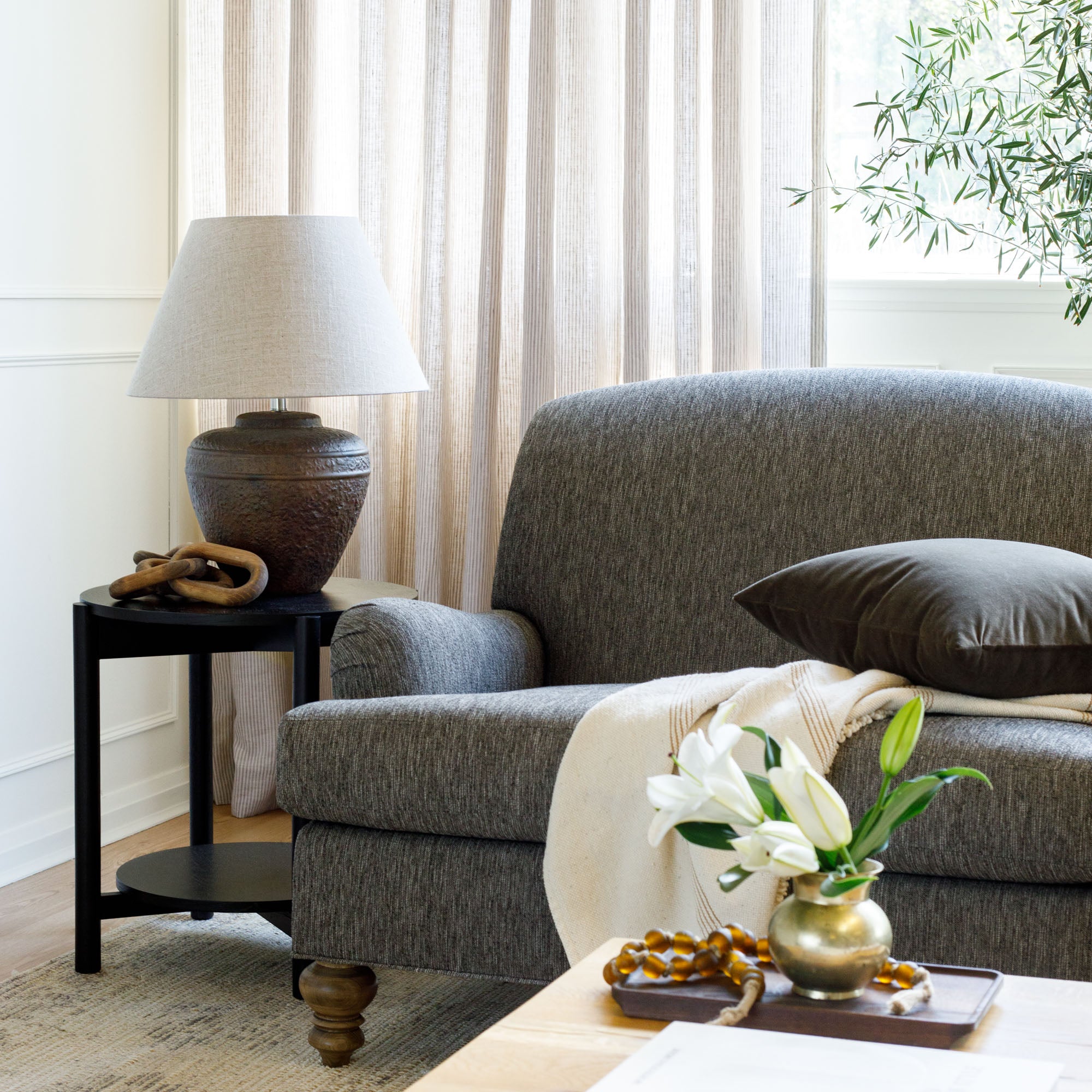 Premium Porter Fabric in Sable Brown - Soft, Durable & Stylish Upholstery Material for Sofas, Chairs & Home Decor