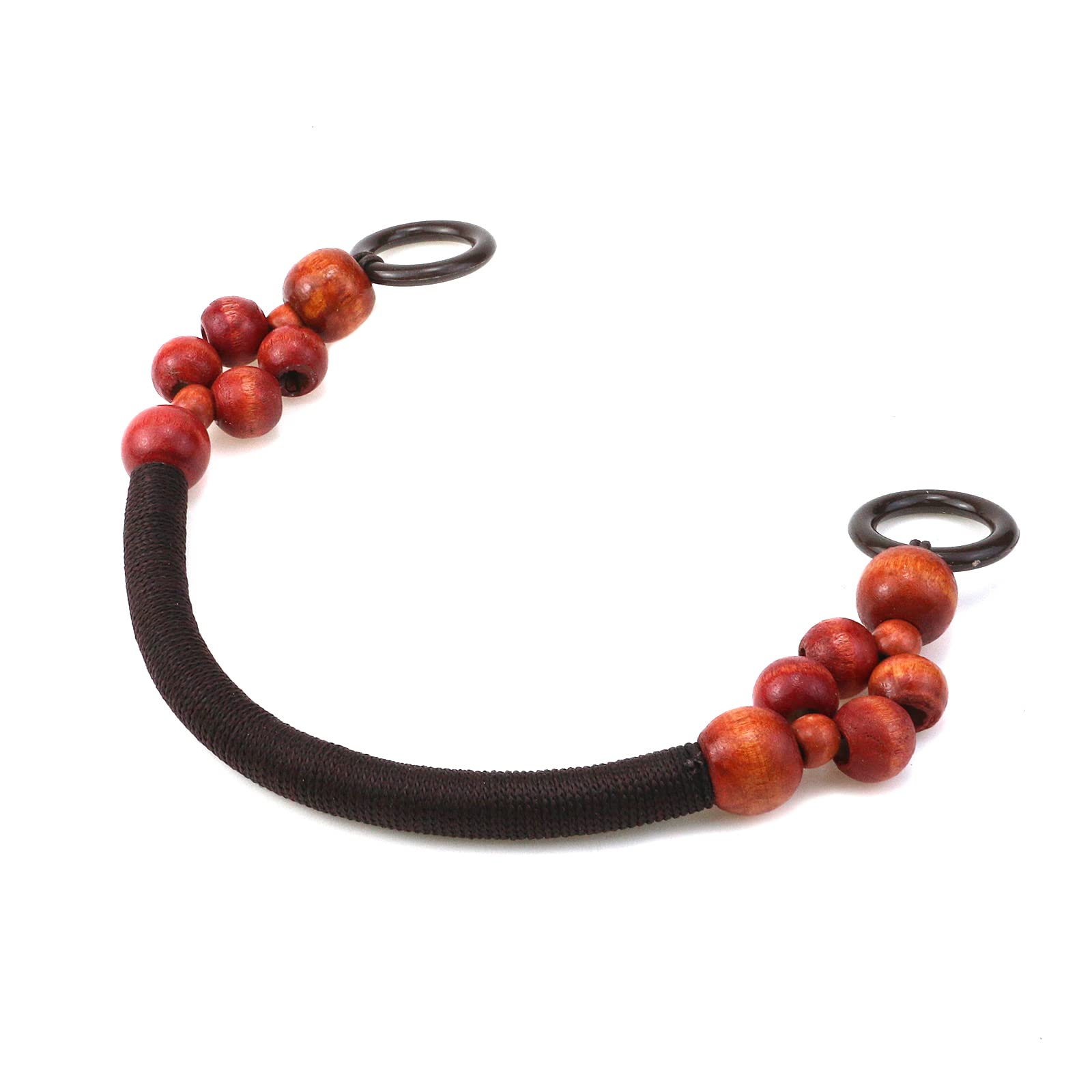 Semetall 4Pcs Wooden Beaded Bag Handles - 18.9