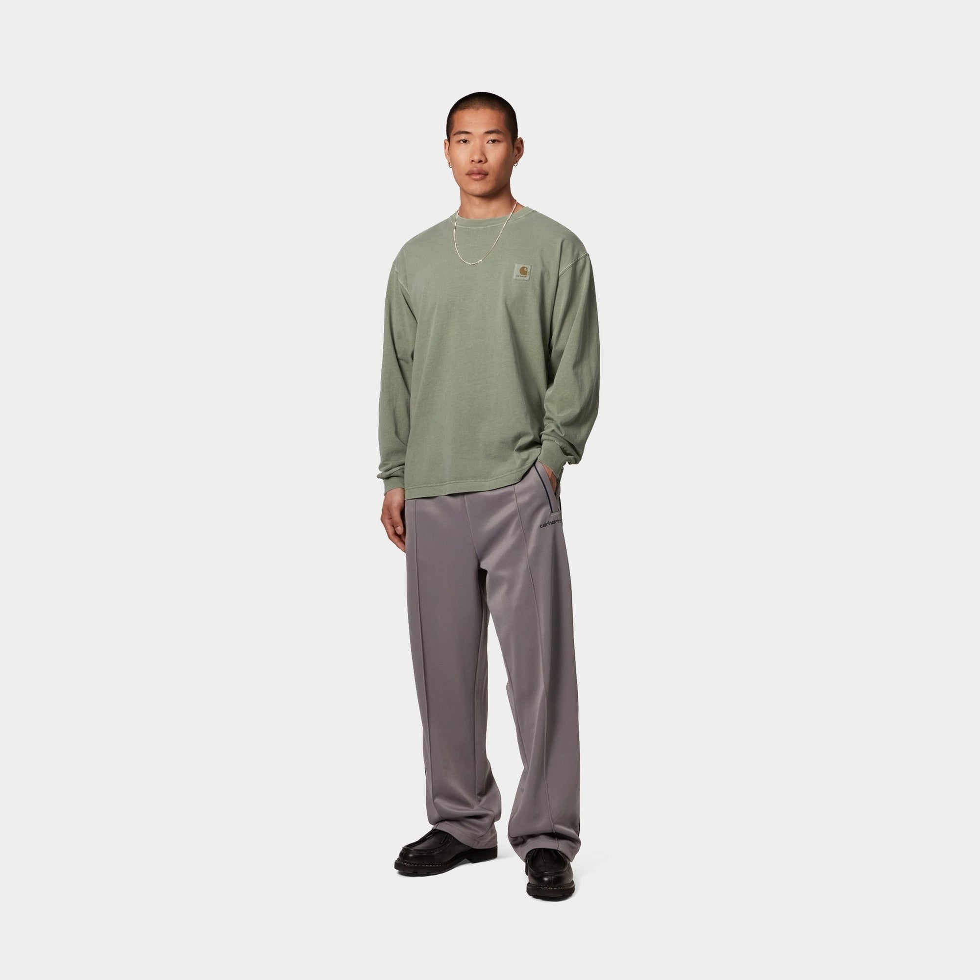 Nelson Long Sleeve T-Shirt for Men - Comfortable Cotton Crewneck Casual Shirt | Perfect for Outdoor Activities, Work, and Everyday Wear
