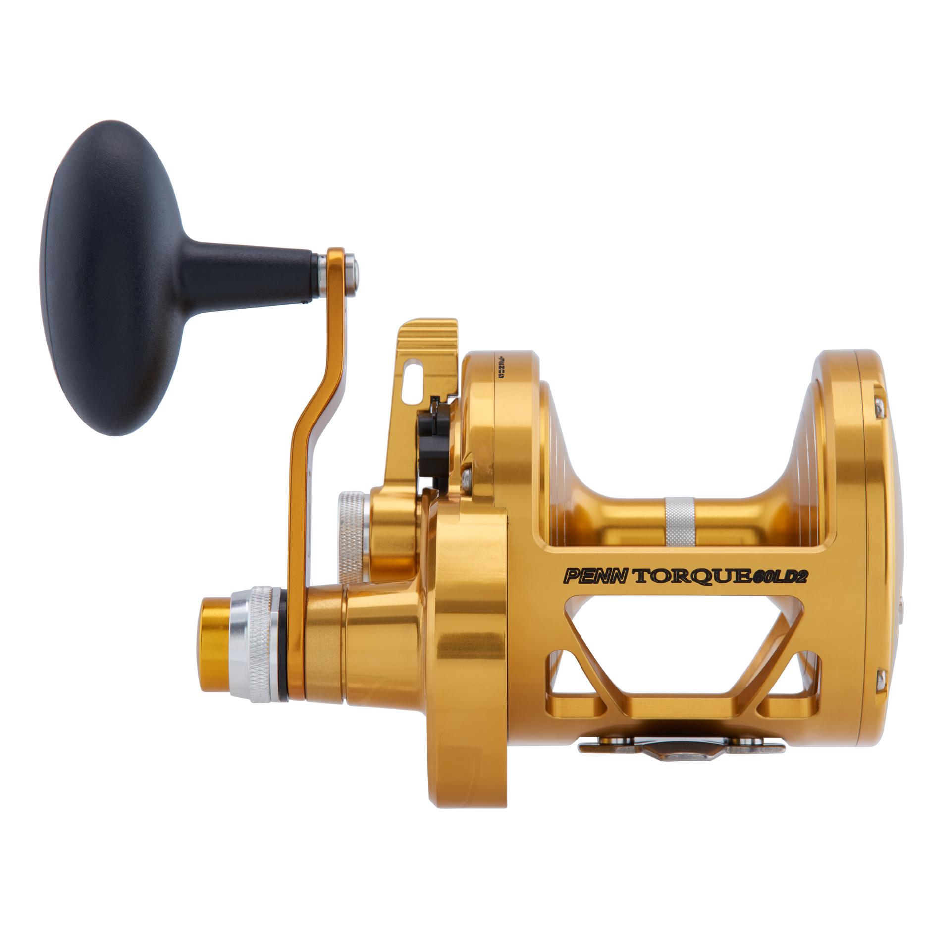 Torque® Lever Drag 2-Speed Conventional Fishing Reel - Saltwater & Freshwater Trolling Reel for Offshore & Inshore Fishing
