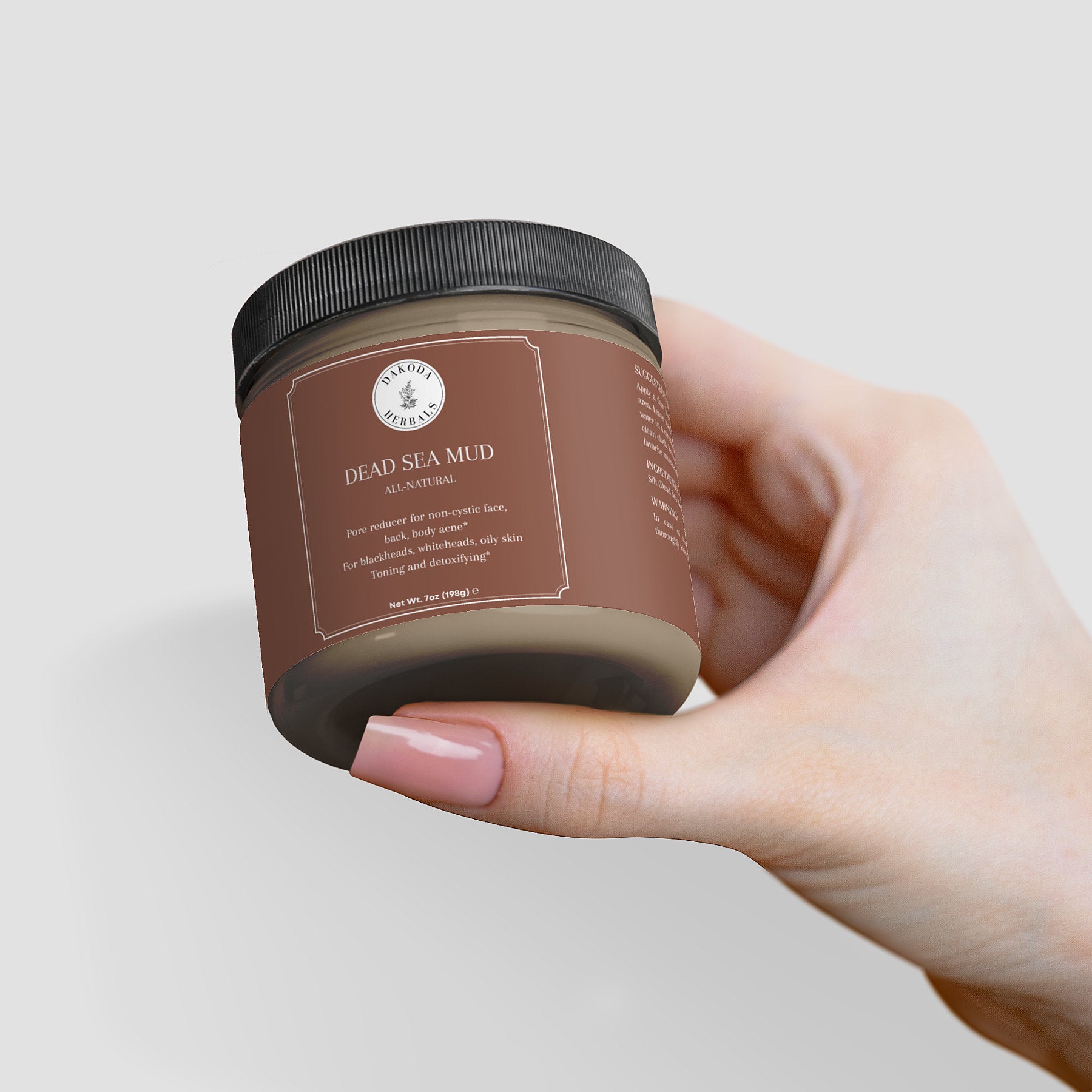 Natural Dead Sea Mud Mask for Face & Body - Deep Cleansing, Detoxifying & Pore Minimizing - Perfect for Spa, Acne Treatment & Skin Rejuvenation at Home