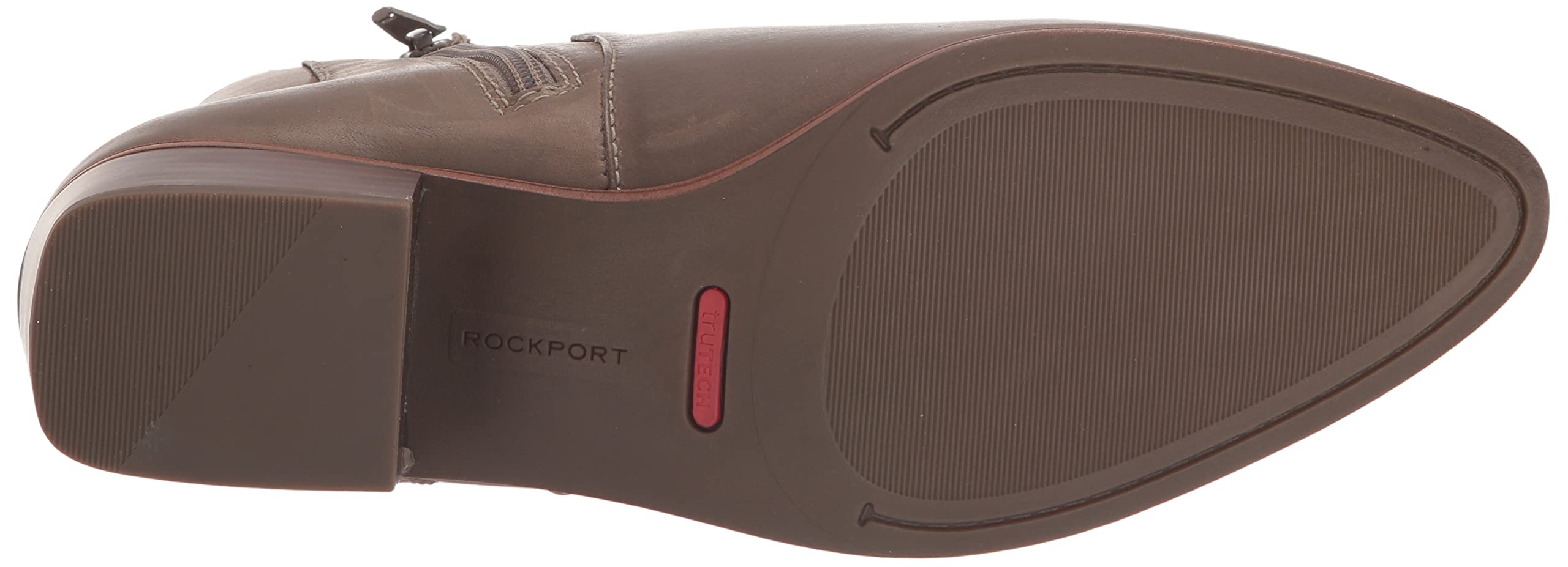 Rockport Women's Geovana Layered Ankle Boot - Comfortable & Stylish Leather Booties for Work, Travel & Everyday Wear