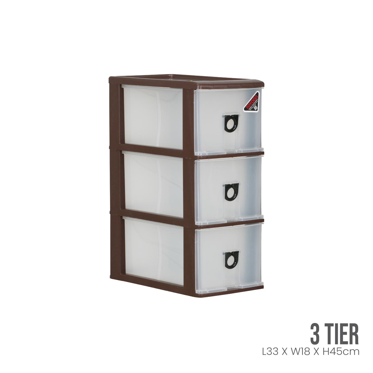 3 Tier CD/DVD Storage Drawer Organizer - SAT Test Prep & Media Storage Solution for Home, Office, or Classroom Organization