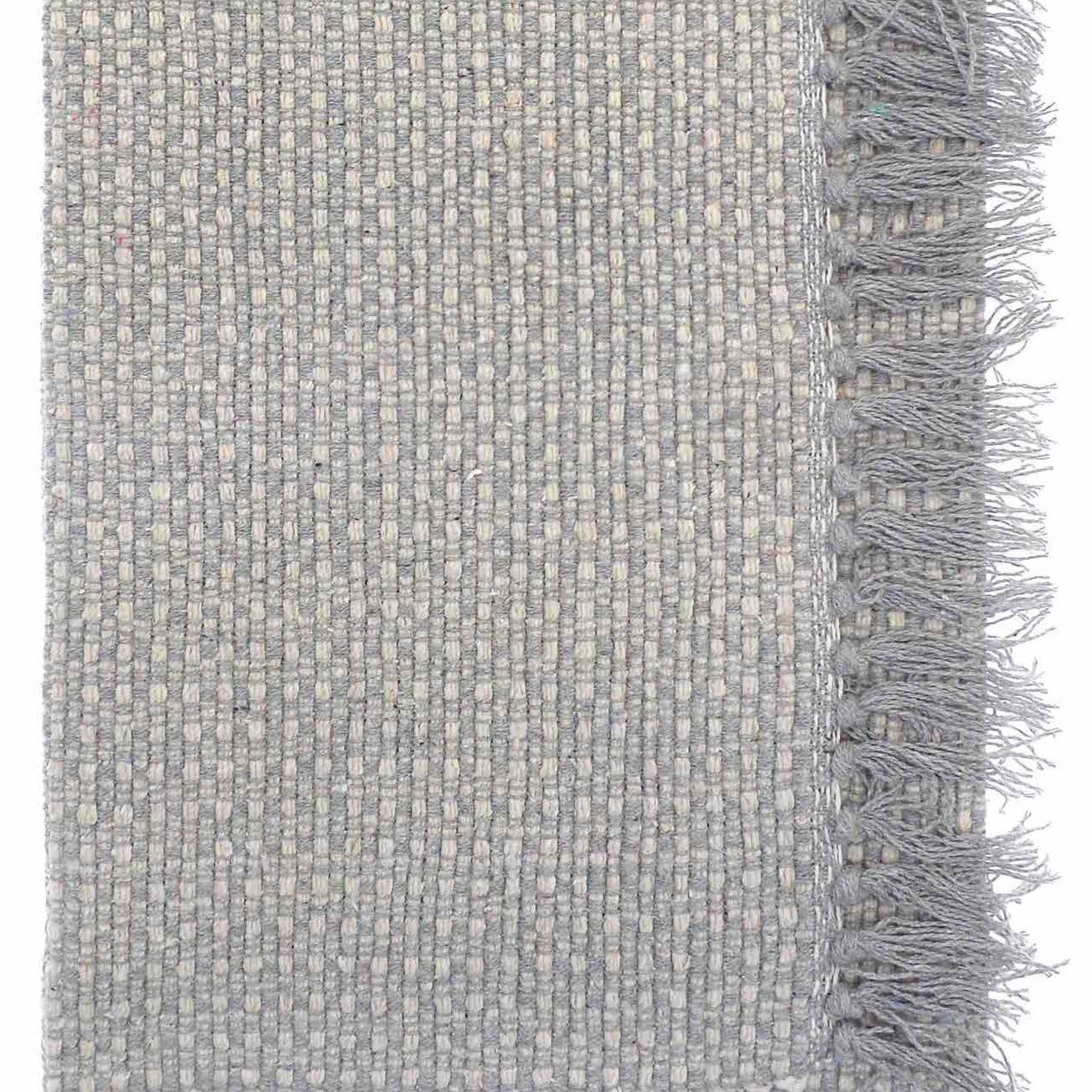 Eco-Friendly Bamboo Style Recycled Rug - Soft & Durable Grey Area Rug for Living Room, Bedroom, or Office Decor