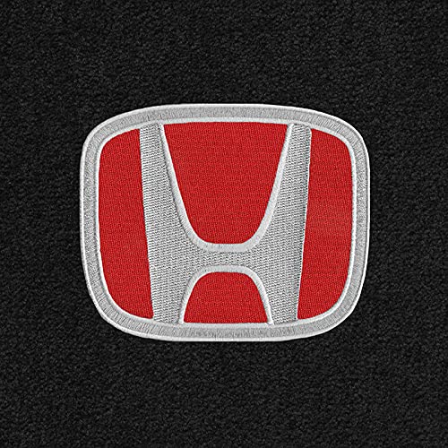 Premium Custom-Fit Carpeted Floor Mats for Honda HR-V 2016-2022 - Luxury Car Floor Liners with LogoMat Cargo Mat in Black - Perfect for All-Weather Protection & Interior Style Enhancement