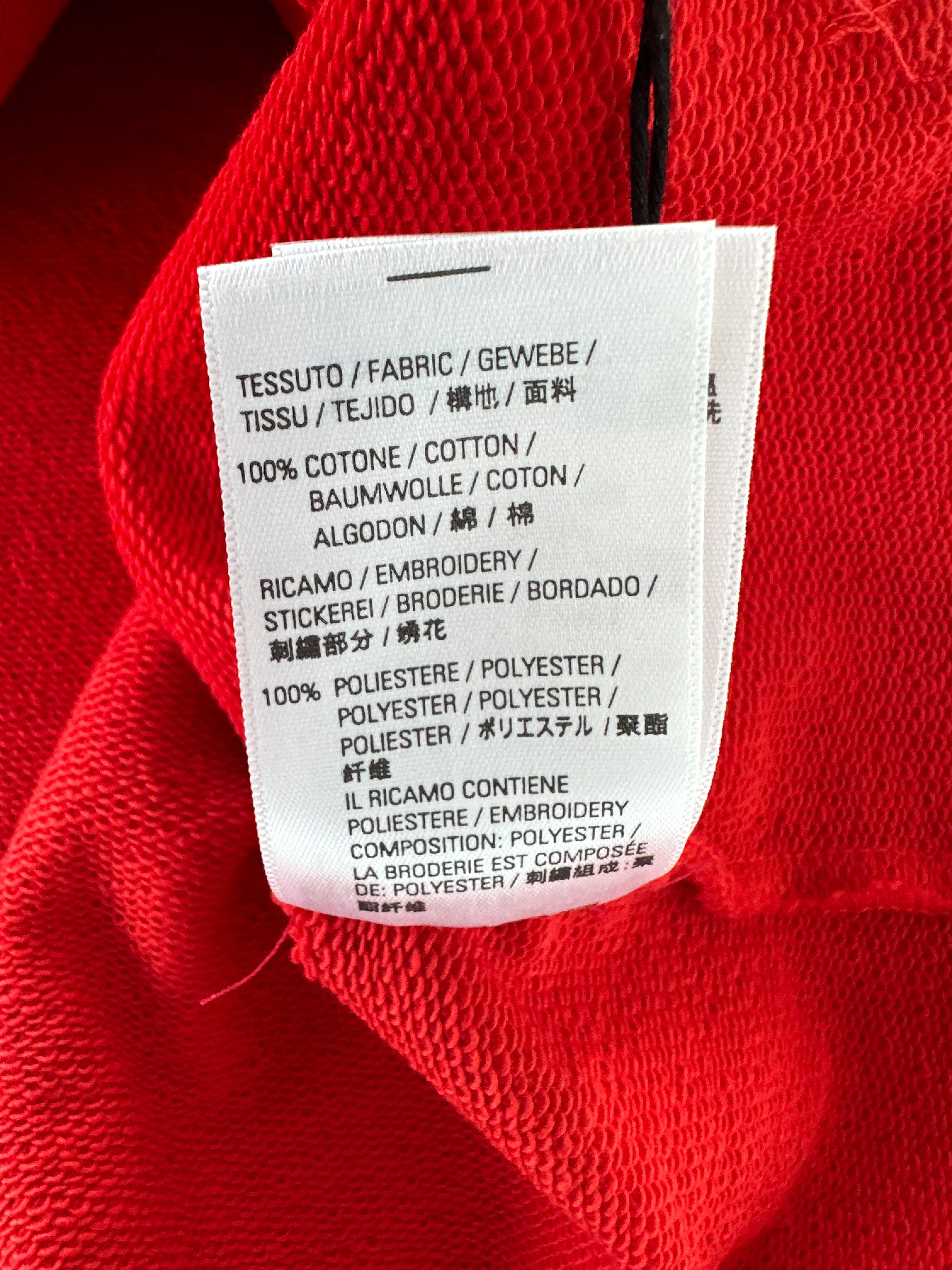 Balenciaga Red & White Logo Hoodie for Men & Women | Trendy Streetwear Fashion | Perfect for Casual Outfits, Gym & Lounge Wear