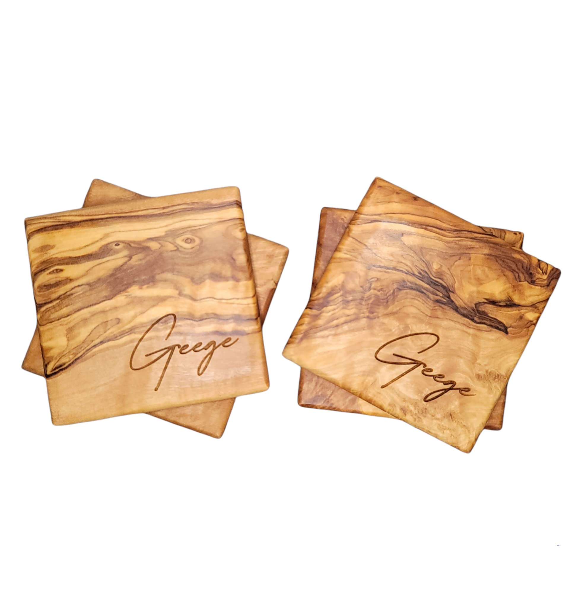 Premium Olive Wood Resin Cutting Board - Durable Kitchen Chopping Board with Natural Wood Grain - Perfect for Serving Charcuterie, Cheese & Slicing Fruits