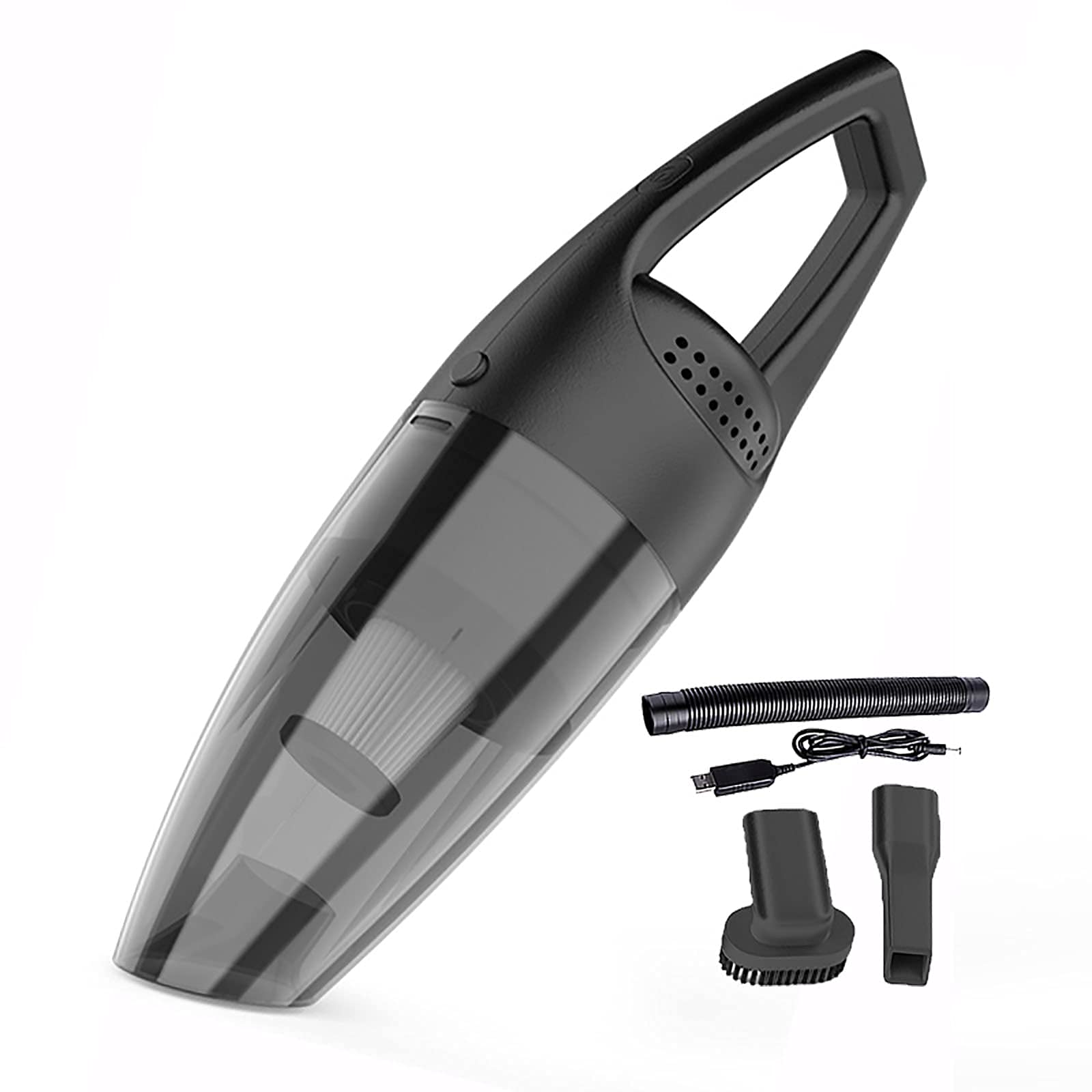 5500PA Cordless Handheld Vacuum Cleaner - 120W Powerful Rechargeable Wet/Dry Vacuum with Strong Suction | Lightweight Portable for Pet Hair, Home & Car Cleaning | Ideal for Carpets, Upholstery, and Hard Floors