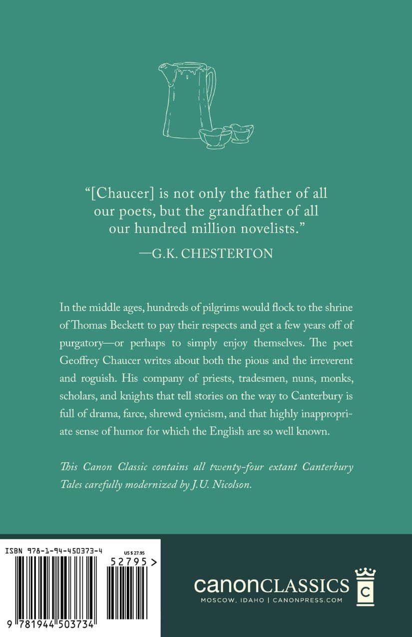 The Canterbury Tales (Worldview Edition) - Classic Literature Book for English Students & Medieval History Enthusiasts | Perfect for Classroom Study & Book Club Discussions