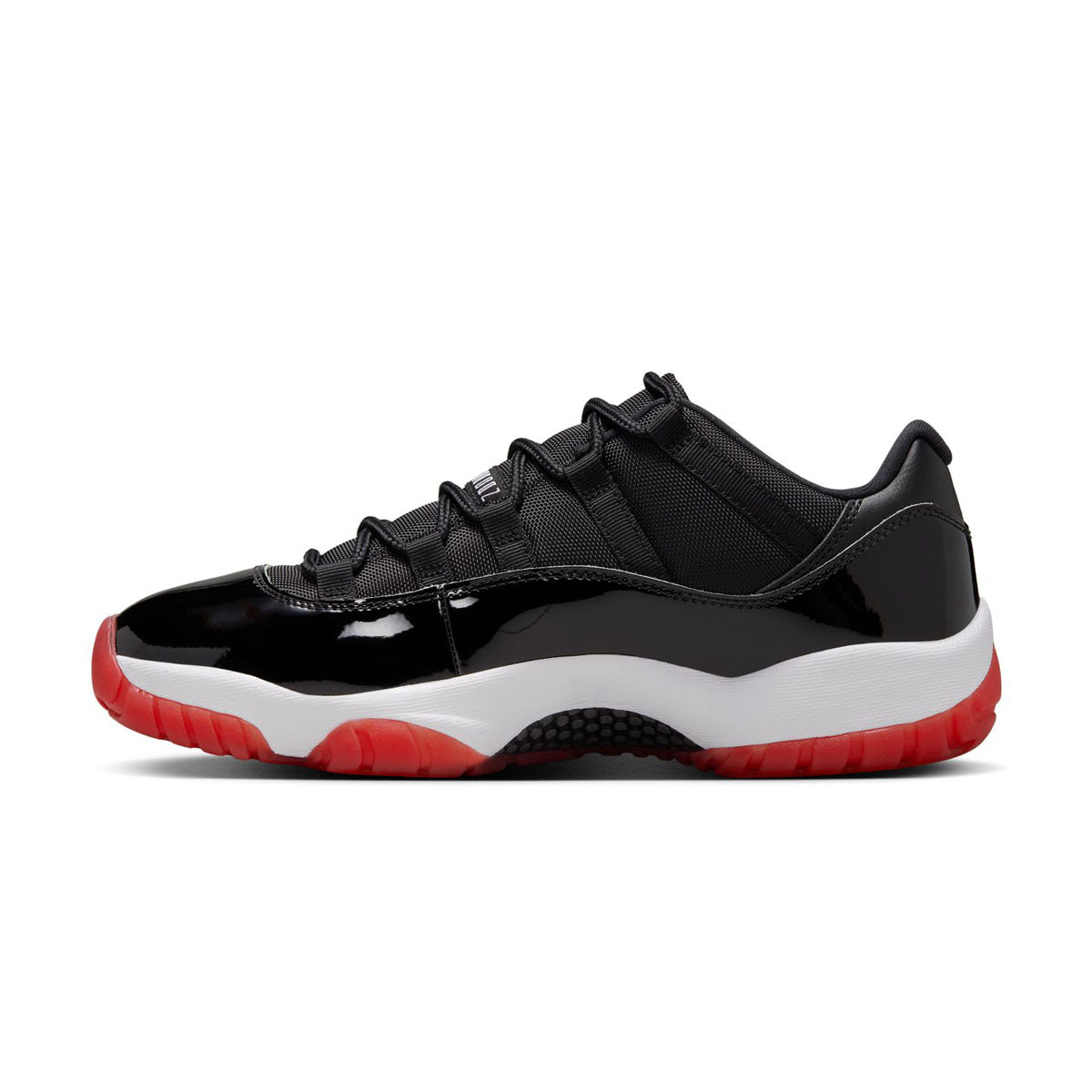 Air Jordan 11 Retro Low 'Bred' Men's Basketball Shoes - Iconic Black & Red Colorway - Perfect for Casual Wear & Sneaker Collectors