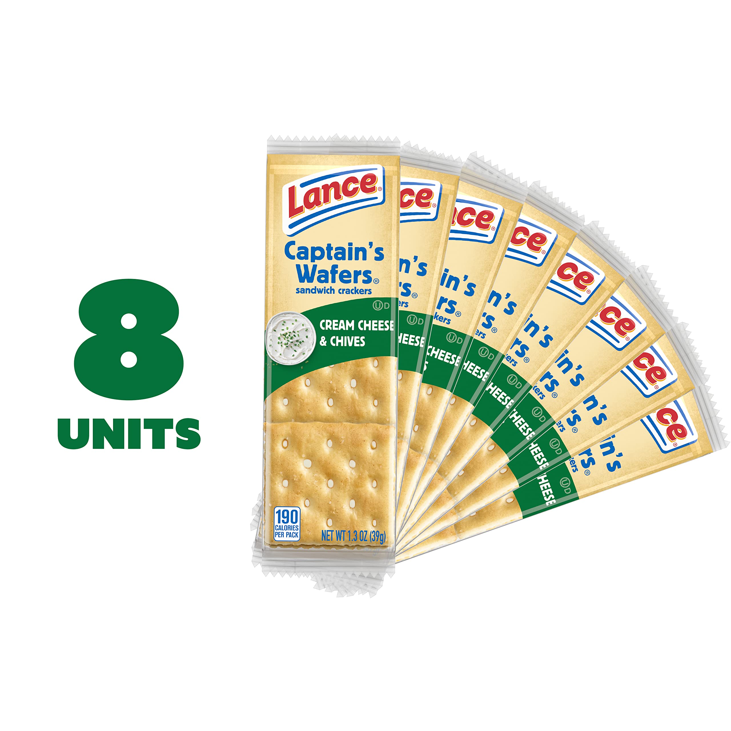 Lance Sandwich Crackers Variety Pack - 40 Count (1.41 oz Each) | 4-Pack | Peanut Butter & Cheese Flavors | Perfect for School Lunches, Office Snacks & Road Trips