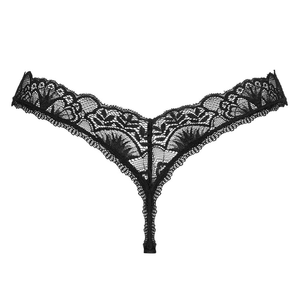 JSY Scalloped Lace G String Panty - Sexy Lingerie Underwear for Women, Comfortable Thong Panties with Delicate Lace Trim - Perfect for Date Night, Bridal Shower & Special Occasions