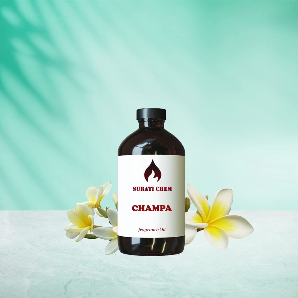 Premium Champa Fragrance Oil - 100% Pure Aromatherapy Essential Oil for Diffusers, Massage & Home Scenting (30ml) | Relaxation, Meditation & Stress Relief