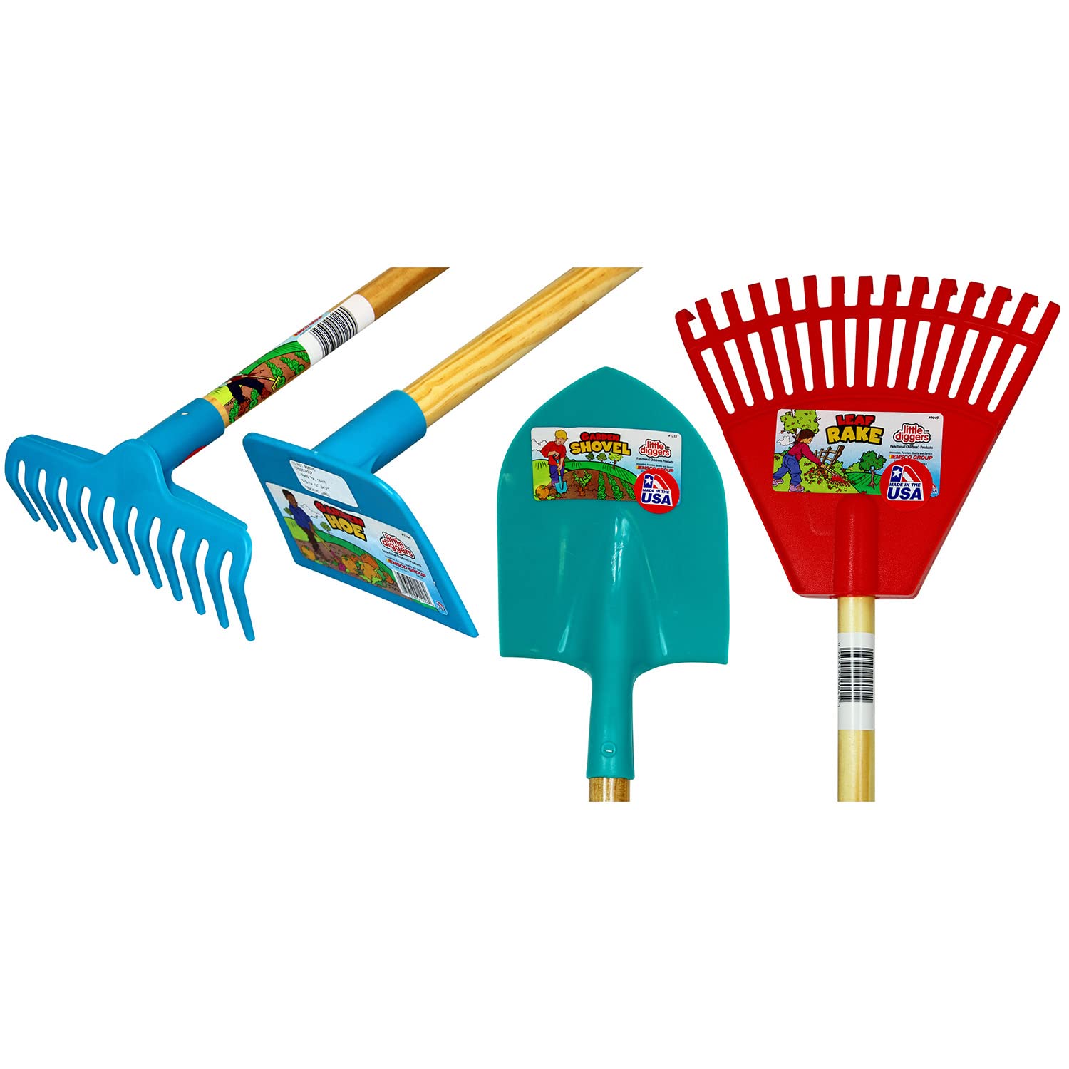 **Little Diggers Kids Garden Tool Set – 4-Piece Child-Safe Gardening Tools for Toddlers – Durable & Fun Outdoor Play Set – Perfect for Backyard, Sandbox & Planting Activities**