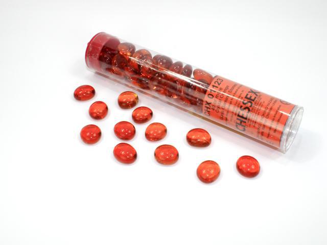 Premium Assorted Gaming Stones - Crystal Orange Glass Pieces for Tabletop RPGs, Board Games & Collectibles | Perfect for D&D, Magic The Gathering & Game Night Accessories