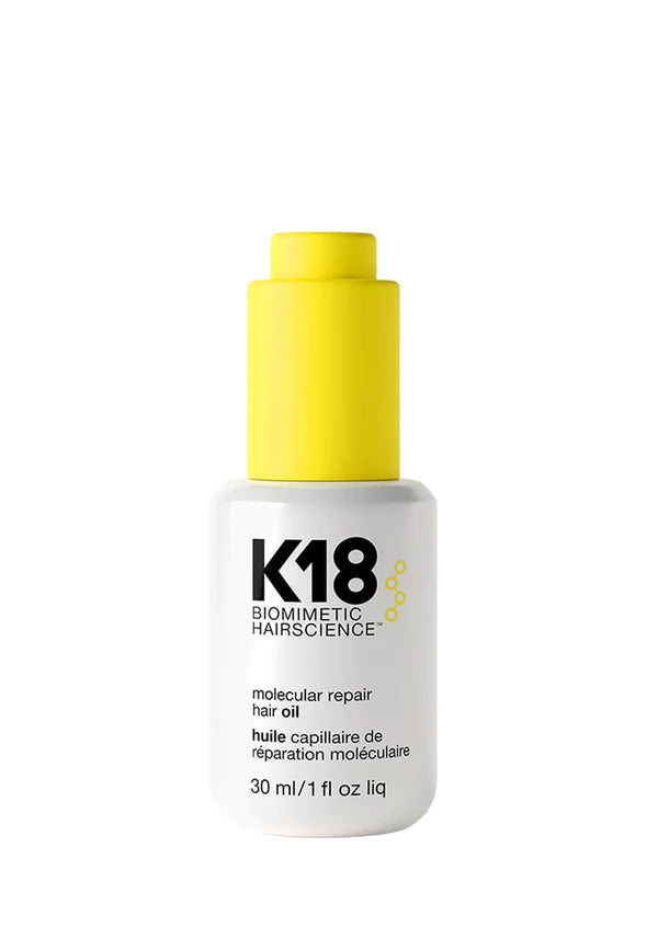 K18 Molecular Repair Hair Oil - Deep Nourishing Treatment for Damaged Hair - Perfect for Daily Use, Salon Treatments & Post-Color Care