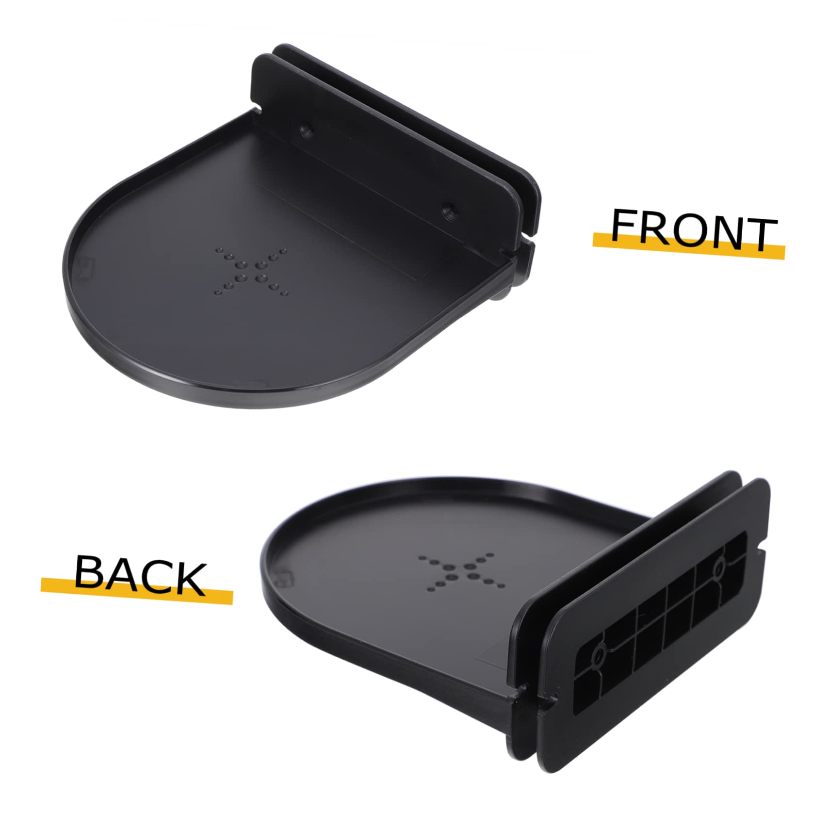 Levemolo 1-Pack WiFi Smart Outlet Stand - Wall Mountable Speaker Holder with Plastic Base | Perfect for Home Office, Kitchen & Bedroom Smart Device Setup