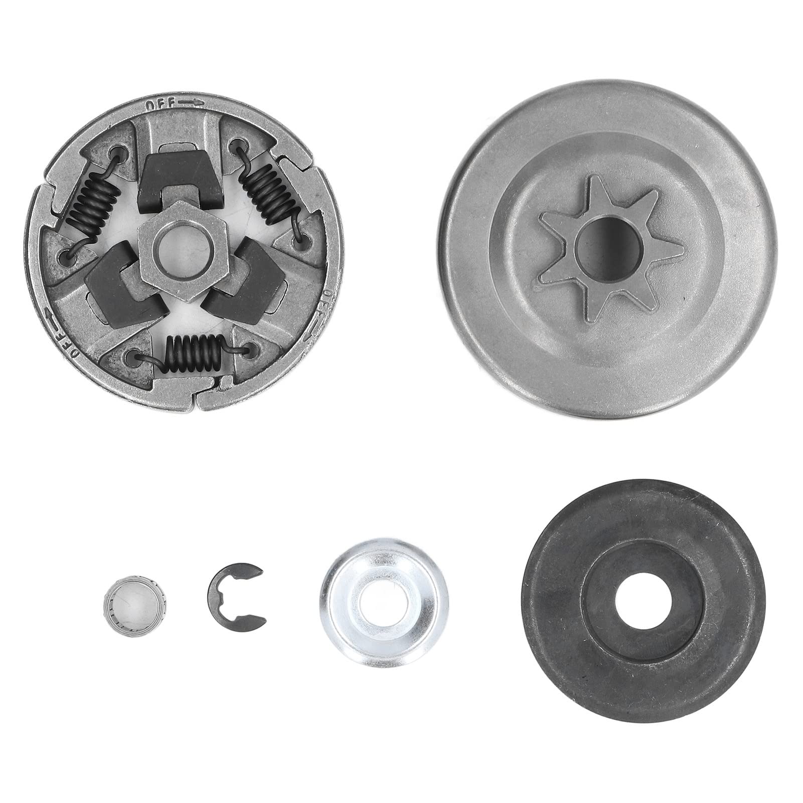 Haofy 7 Teeth Clutch Drum Sprocket Bearing Kit - Premium Chainsaw Upgrade Accessories for Stihl MS261 MS271 MS - Perfect for Forestry, Lumber Cutting & DIY Woodworking Projects