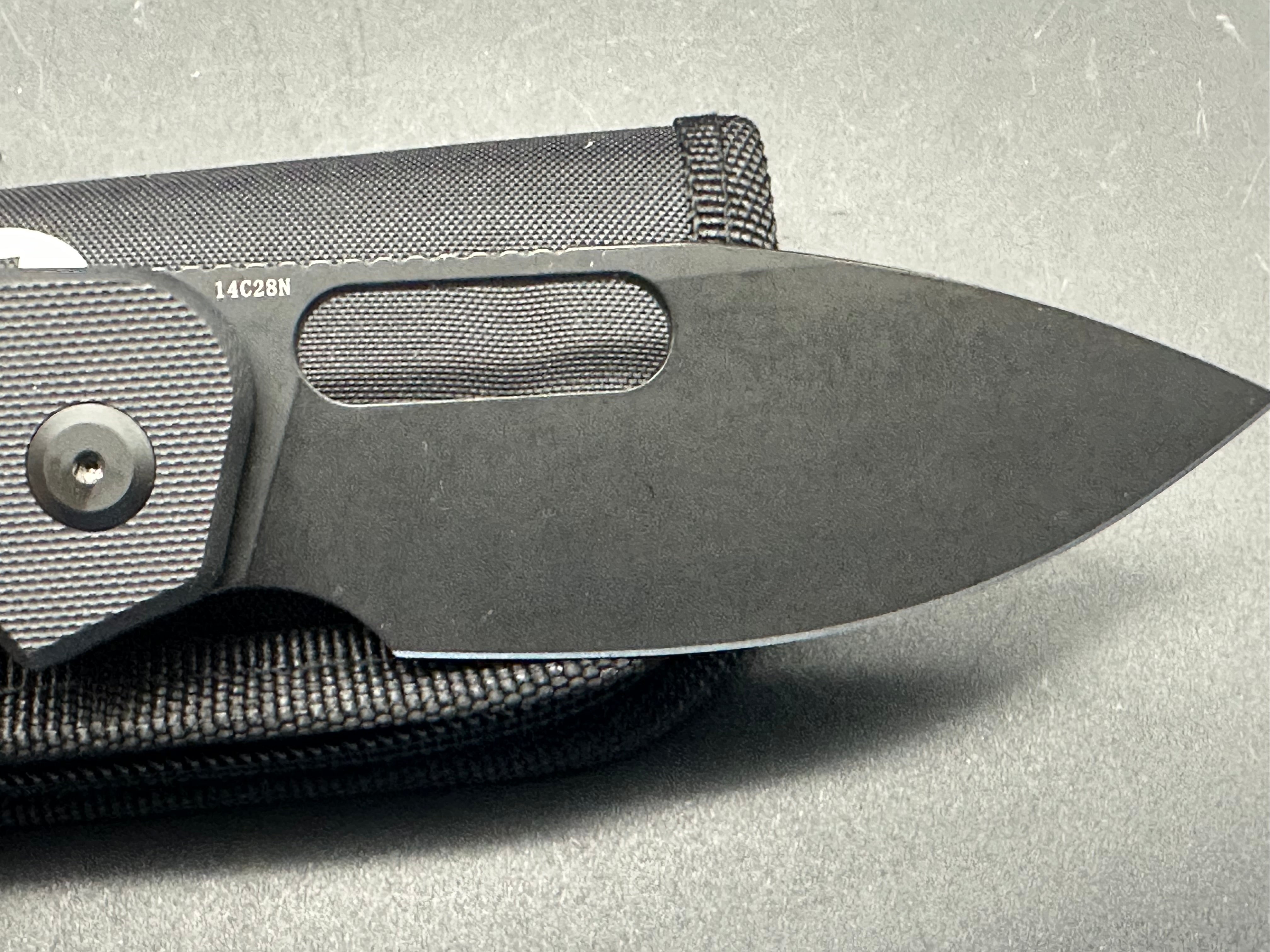 Eutektik EFD Blackwashed Folding Knife with LTK Koozie, Patch & Sticker - Tactical EDC Pocket Knife for Outdoor Camping, Hiking, and Survival Gear