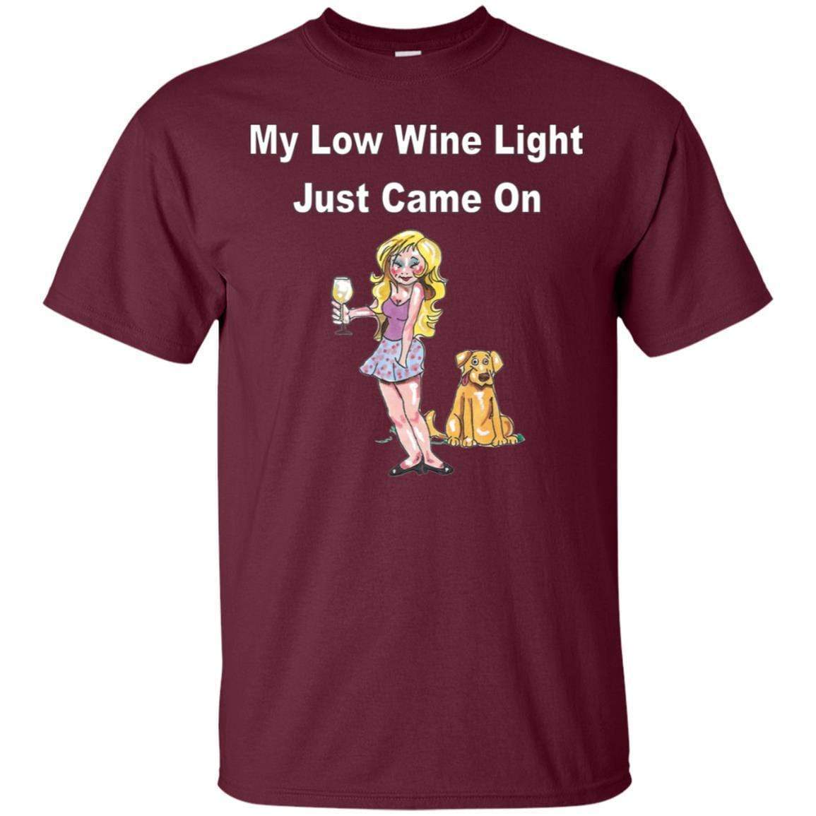 Low Wine Light Ultra Cotton Unisex T-Shirt | Soft & Comfortable Casual Tee for Men & Women | Perfect for Wine Tasting, Parties & Everyday Wear