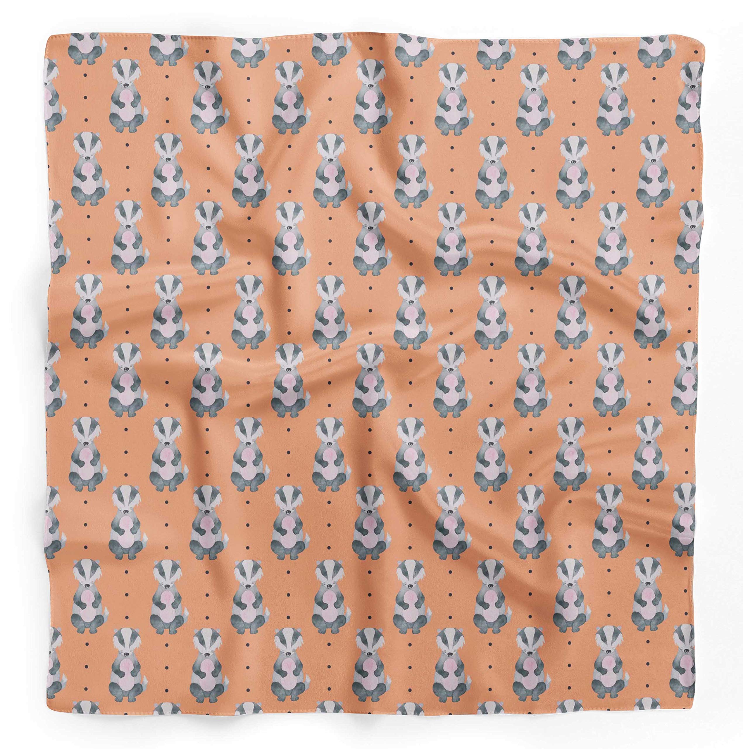 Bimba Pure Silk Printed Head Bandanas & Summer Neck Scarves for Women - Fashionable Hair Accessories & Sun Protection for Outdoor Activities, Travel, and Yoga