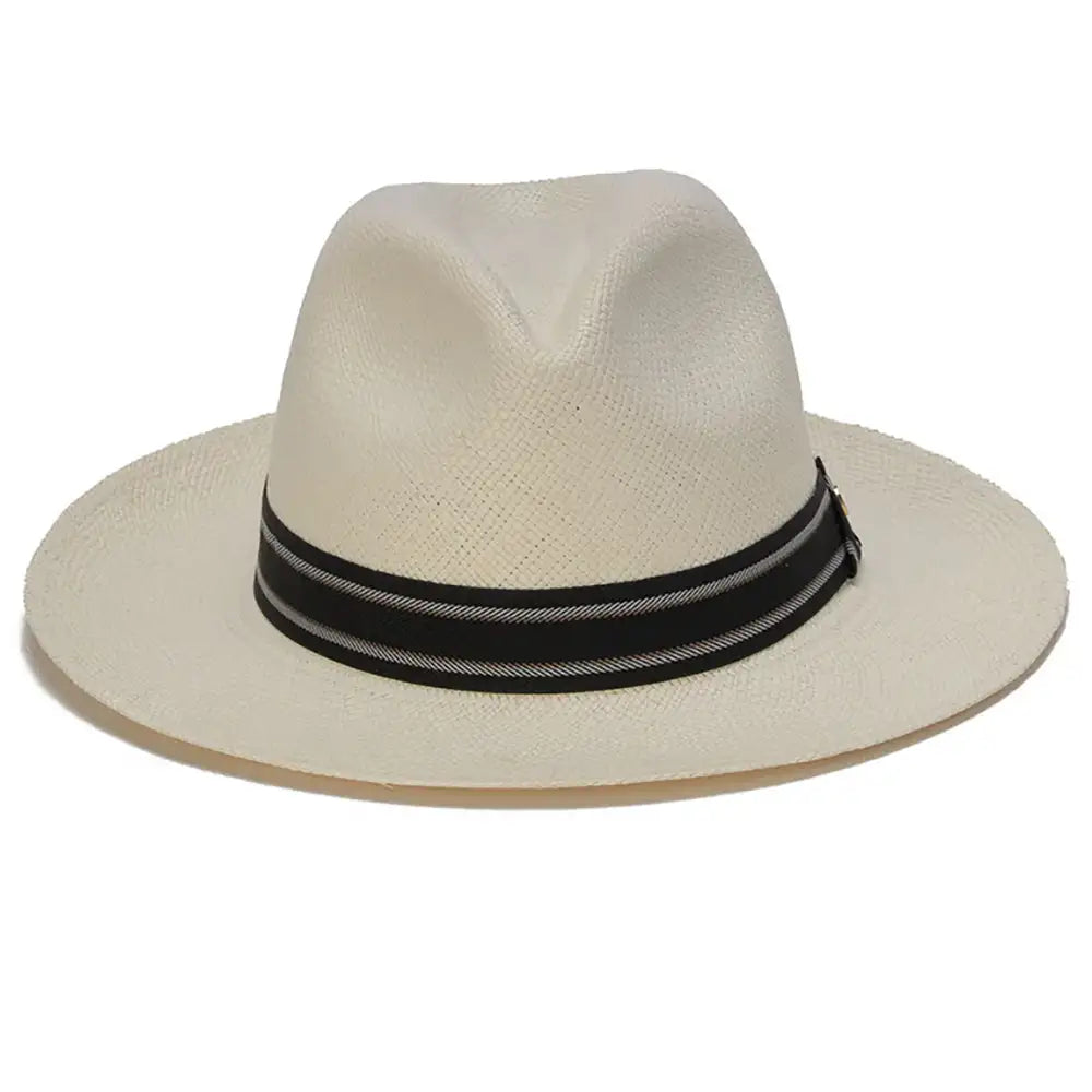 California Hats Montana Panama Straw Fedora Hat for Men & Women - Summer Sun Protection, Beach & Outdoor Activities