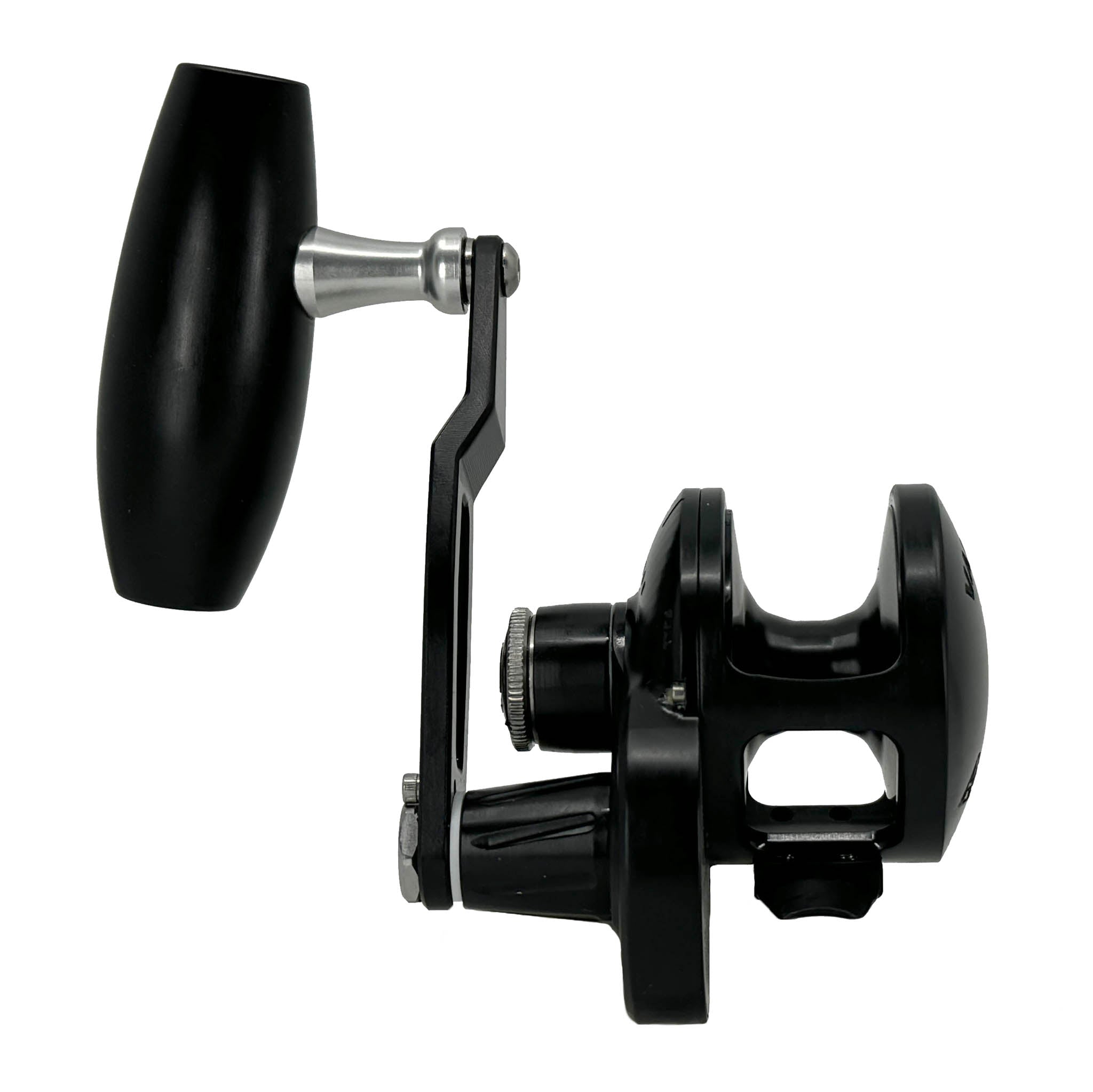 Accurate Valiant Matte Black Lever Drag Fishing Reel - Saltwater & Freshwater Fishing Gear for Offshore, Inshore, and Surf Casting