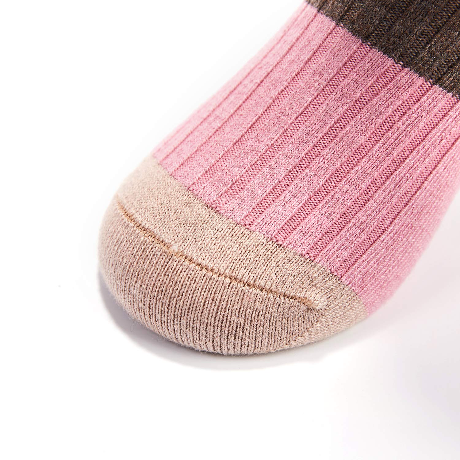 Warm Wool Thermal Crew Socks for Boys - 6 Pairs Kids Winter Socks for School, Outdoor Activities & Cold Weather Comfort