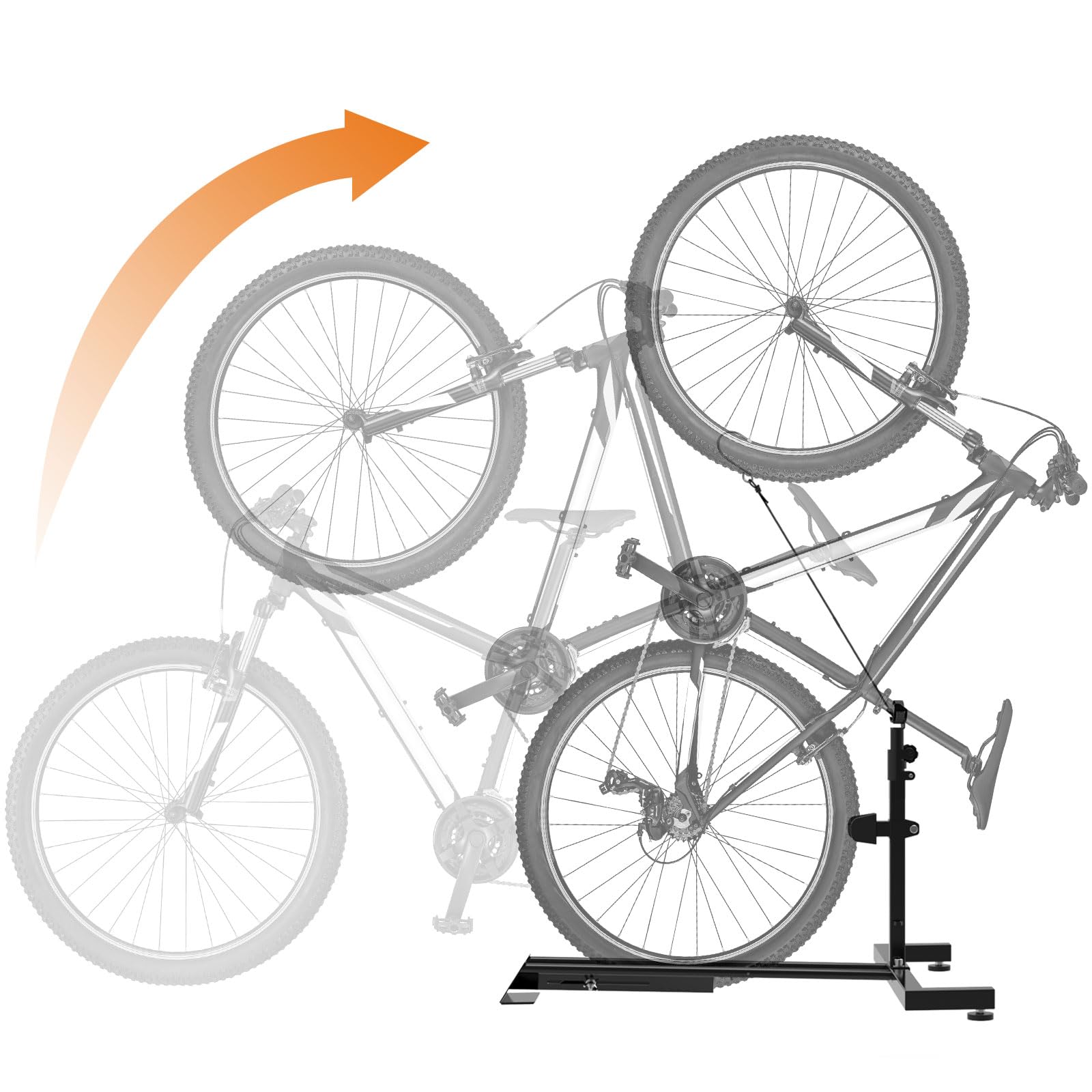 Vertical Bike Rack for Garage & Indoor Storage - Adjustable Space-Saving Bicycle Stand | Perfect for Small Spaces, Apartments & Home Organization