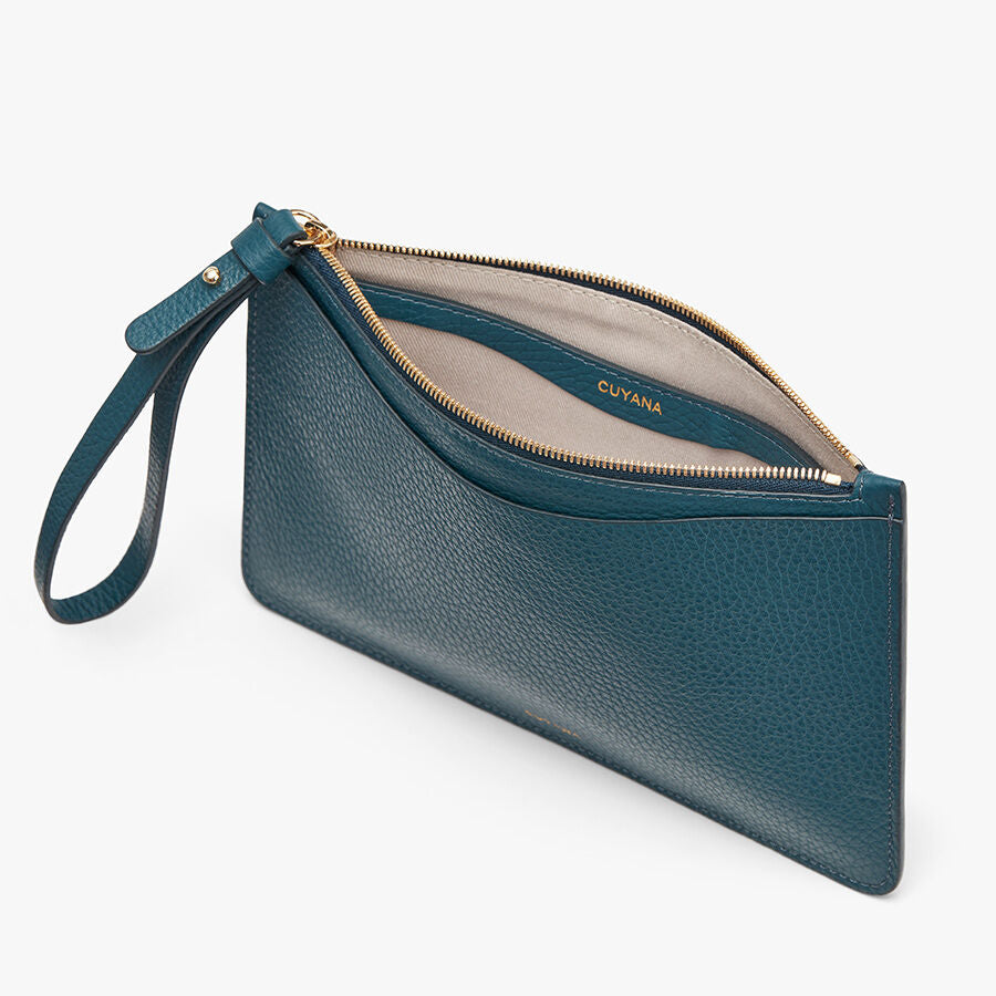 Slim Wristlet Wallet for Women - Compact RFID Blocking Credit Card Holder with Wrist Strap - Perfect for Travel, Shopping & Everyday Use