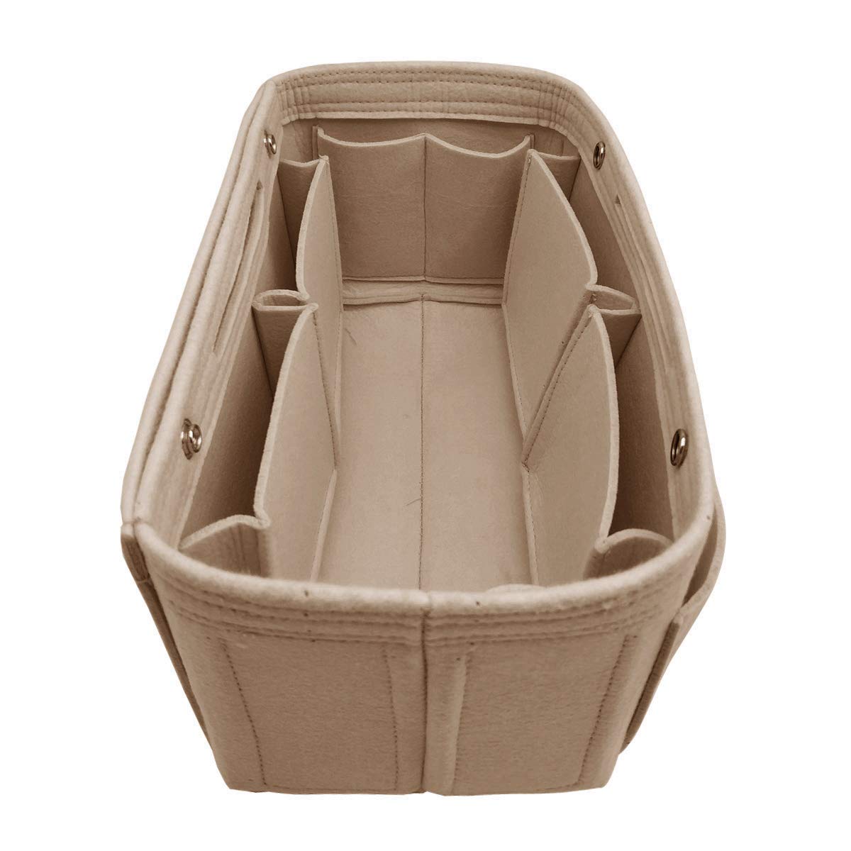 LEXSION Felt Purse Organizer Insert - Multi-Pocket Handbag Organizer with Sturdy Shaper | Perfect for Tote Bags, Designer Purses & Everyday Carry Essentials
