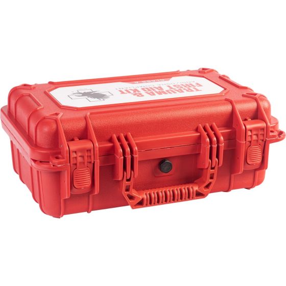Professional Trauma & First Aid Kit Hard Case - Class A with Compressed Gauze | Emergency Medical Supplies for Home, Car, Workplace & Outdoor Adventures