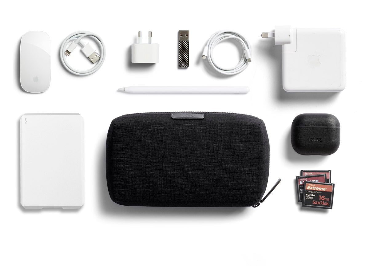 Bellroy Tech Kit - Premium Travel Organizer for Cables, Chargers & Accessories | Perfect for Business Trips, Commuting & Daily Use
