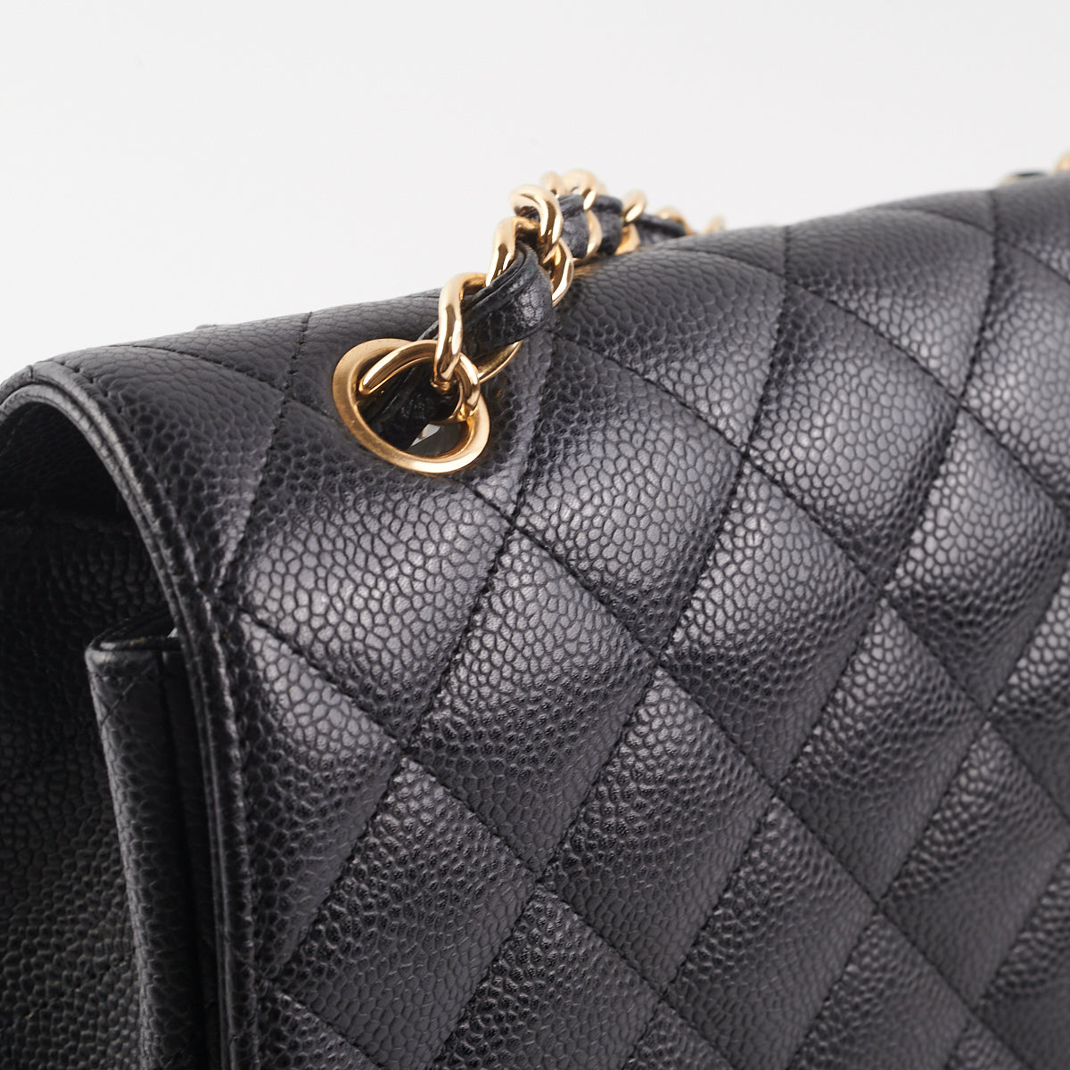 Chanel Maxi Single Flap Quilted Caviar Leather Handbag Black - Luxury Designer Shoulder Bag for Women, Perfect for Work, Travel & Special Occasions