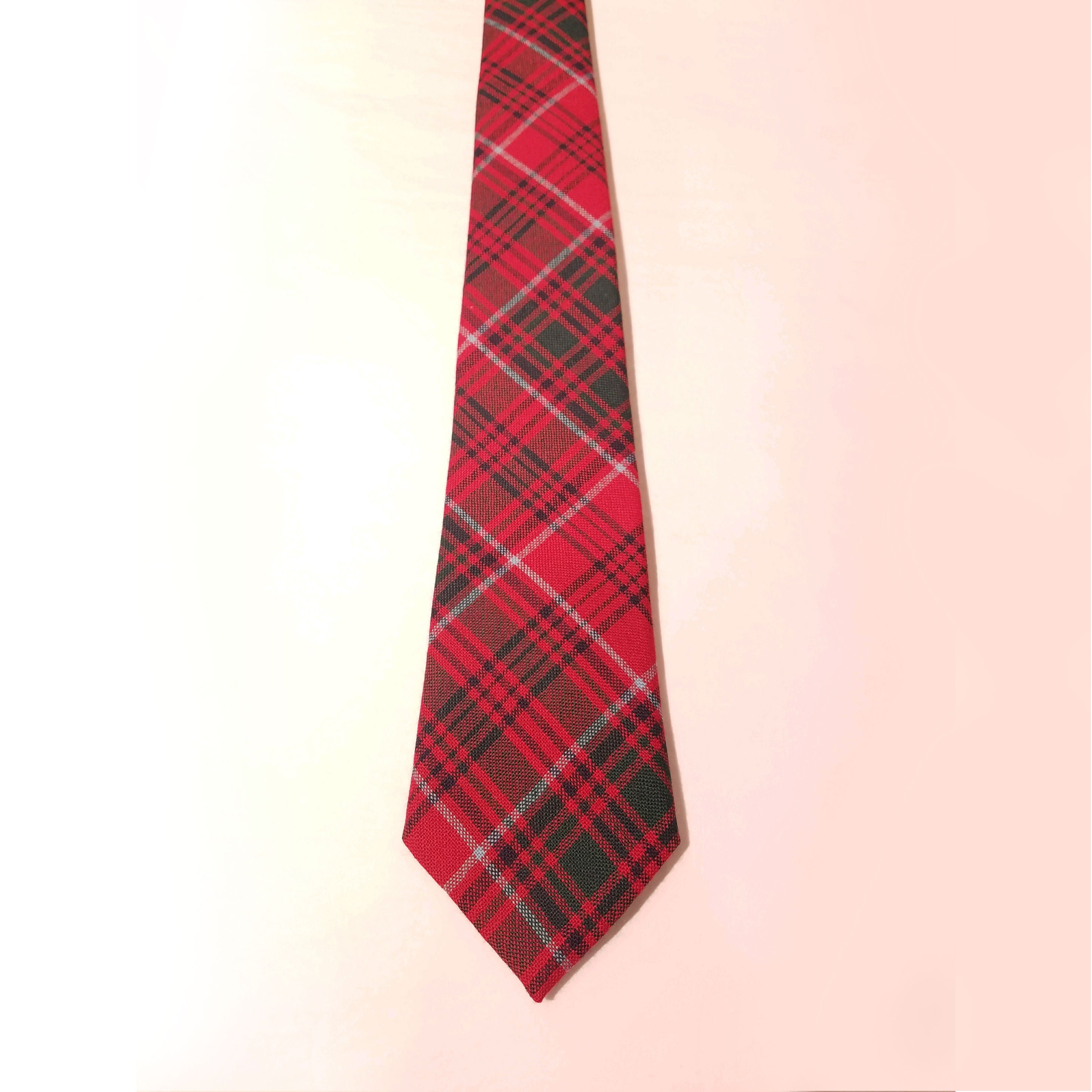Premium Wool Tartan Neckties for Men - 99 Modern Color Patterns | Perfect for Weddings, Business & Formal Events
