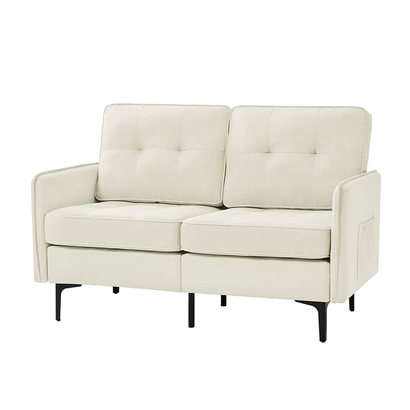Ricarda Sofa with Removable Cushions - Easy to Clean Modern Living Room Furniture for Home & Office Comfort