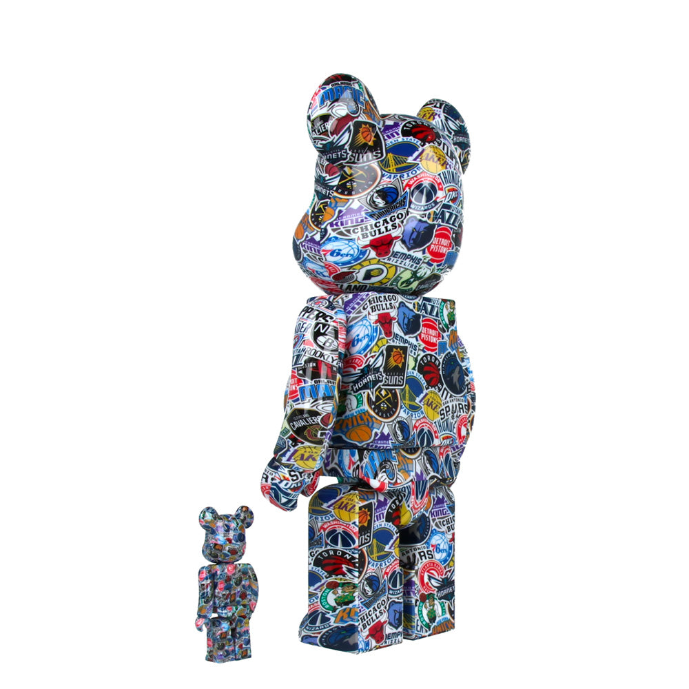 400% & 100% Bearbrick NBA Collectible Figures - Limited Edition Vinyl Art Toys for Basketball Fans & Collectors | Perfect for Home Display, Office Decor, and Gift Giving