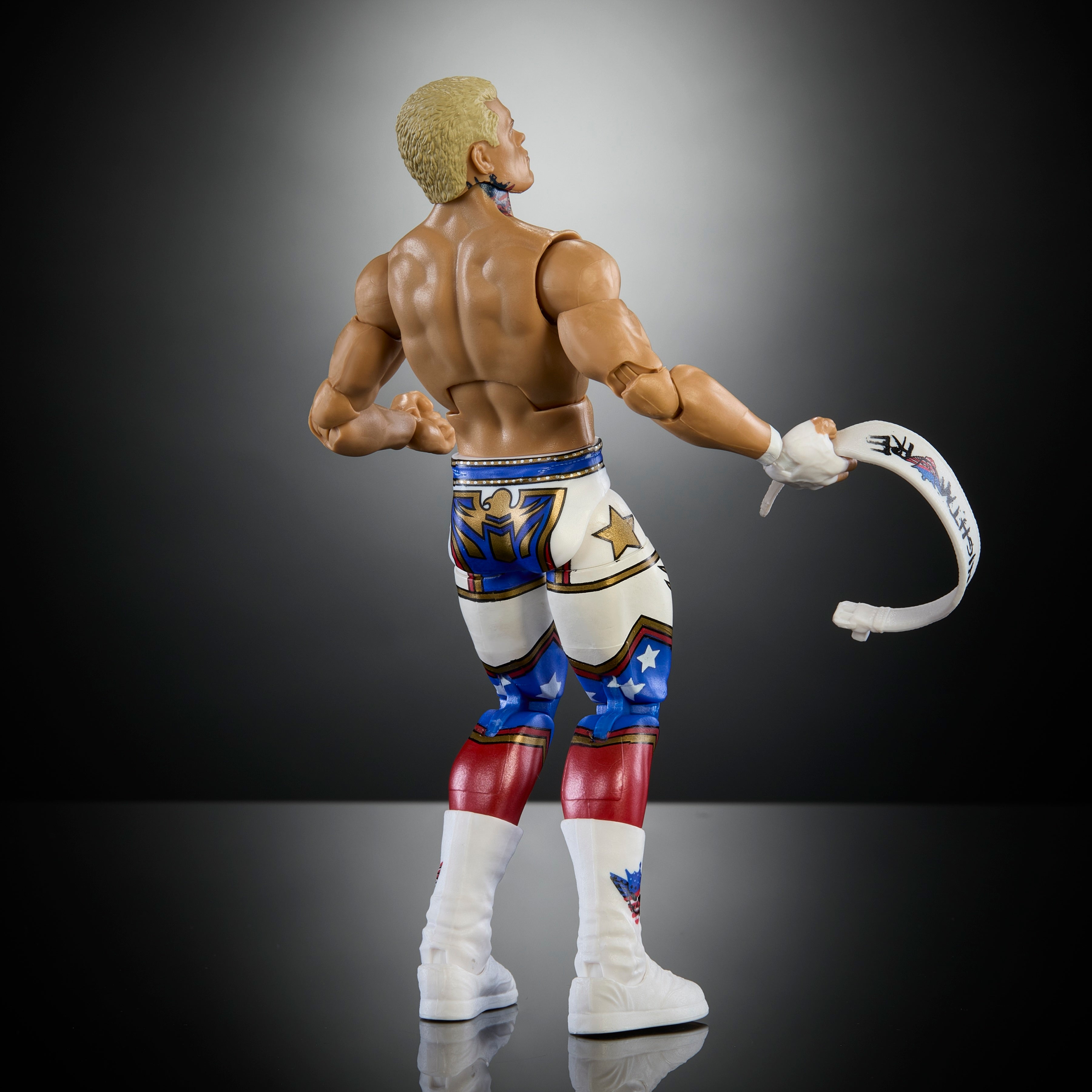 WWE Royal Rumble Elite Collection Cody Rhodes Action Figure with Great Khali BAF - Perfect for Wrestling Fans, Collectors, and Display