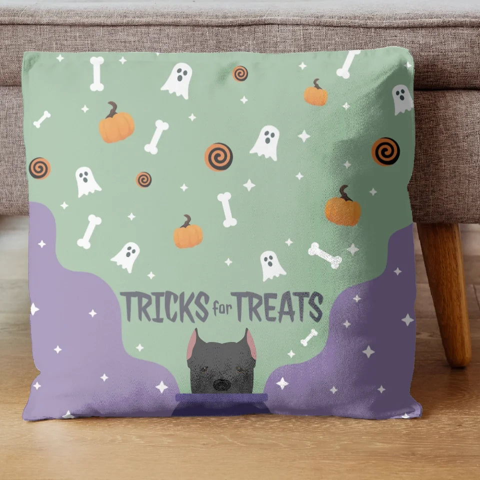 Custom Pet Icon Throw Pillow - Personalized Pet Lover Home Decor for Sofa, Bed & Nursery - Perfect Gift for Dog & Cat Owners