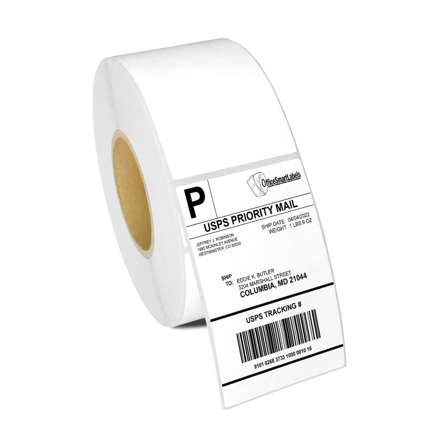 OfficeSmartLabels 3x5 Inch Direct Thermal Shipping Labels - Compatible with Rollo, Zebra Desktop Printers & More | 3