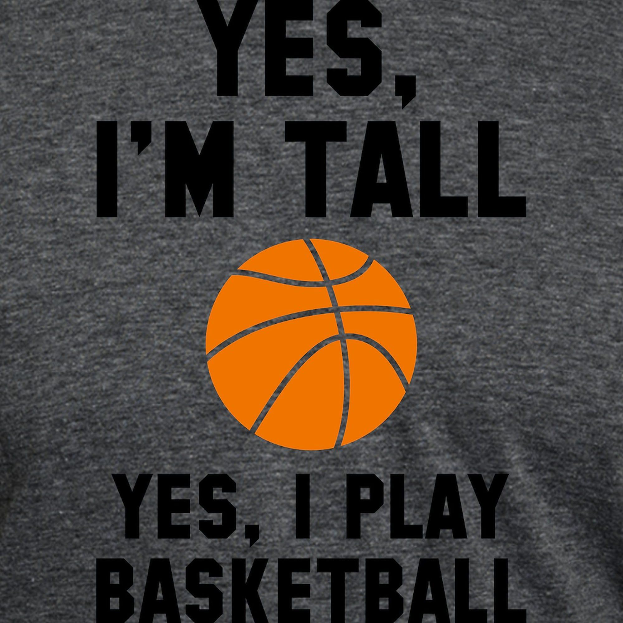 Premium Tri-Blend Men's T-Shirt - 'Yes, I'm Tall' Funny Graphic Tee for Tall Men | Comfortable Casual Wear for Everyday, Gym & Outings