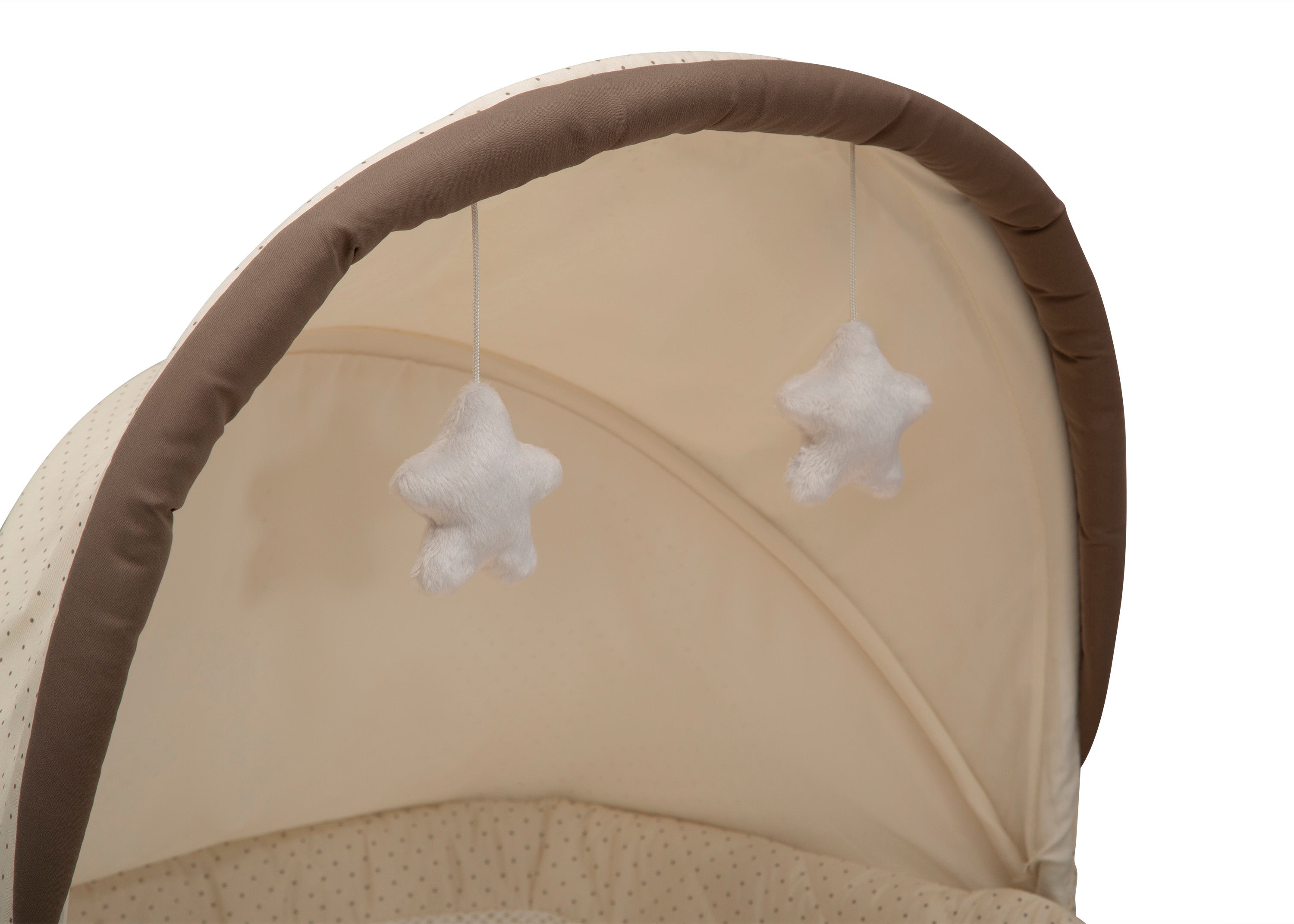 Play Time Rocking Jungle Bassinet - Baby Crib with Gentle Rocking Motion & Jungle Theme | Perfect for Nursery, Bedroom & Travel Use