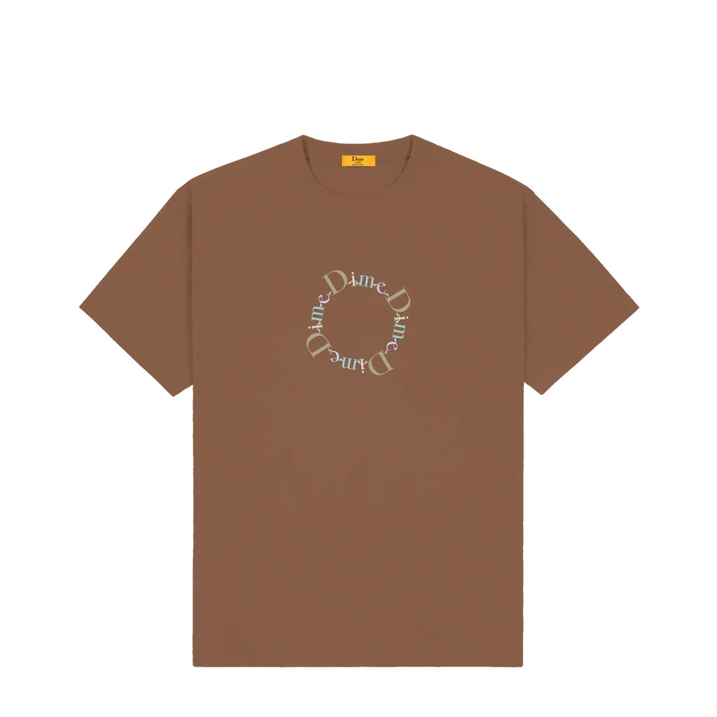 Dime Classic BFF Tee - Soft Cotton Vintage Brown T-Shirt for Women | Casual Streetwear, Best Friend Matching Outfits, Gift for Her