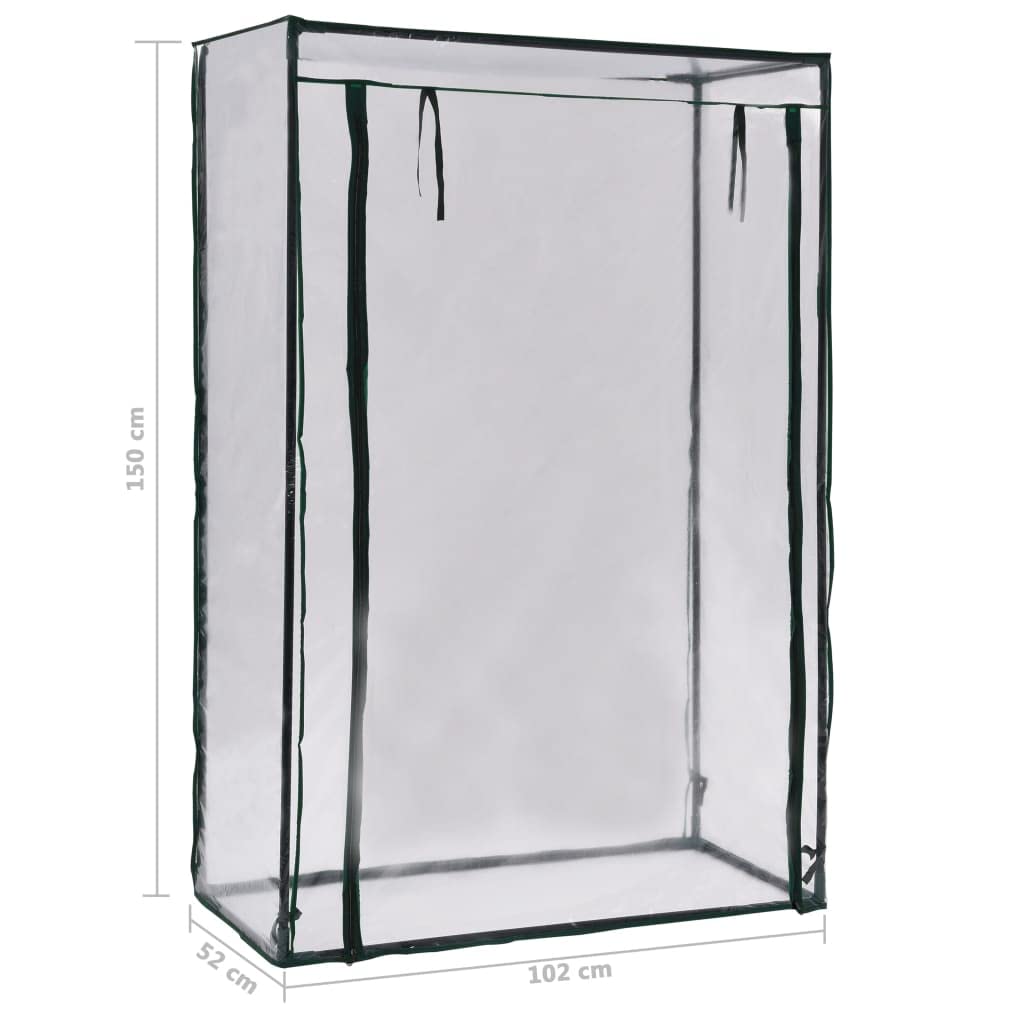 CHARMMA 42.1x20.5x59.1 Inch Tomato Greenhouse - Large Walk-in Plant Growing Tent with Sturdy Frame for Outdoor Gardening, Backyard Vegetables & Hydroponics
