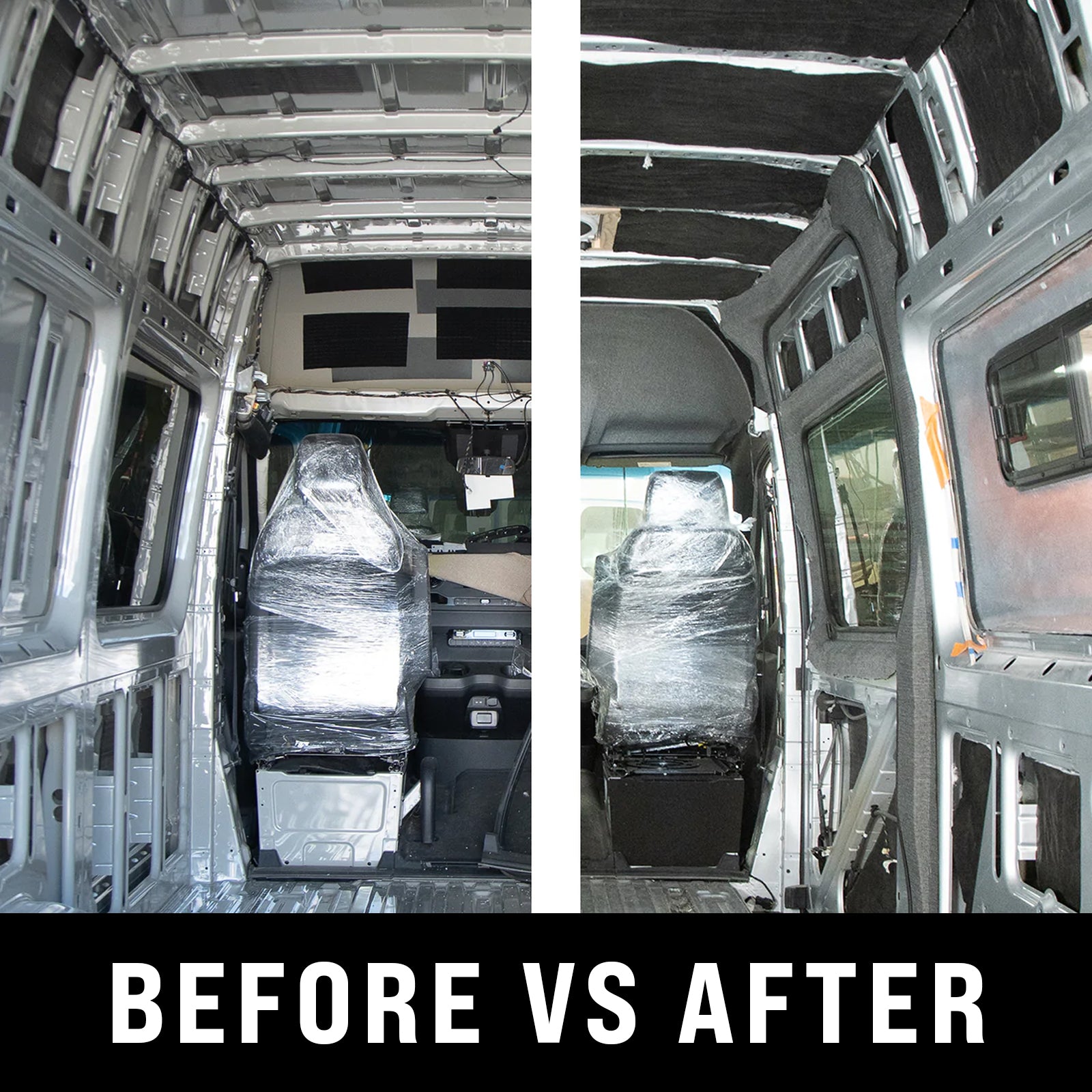 3M Universal Van Insulation Kit - Soundproof & Thermal Insulation for Vans, RVs, Campers - DIY Installation for Noise Reduction & Temperature Control - Perfect for Road Trips, Camping & Conversion Projects