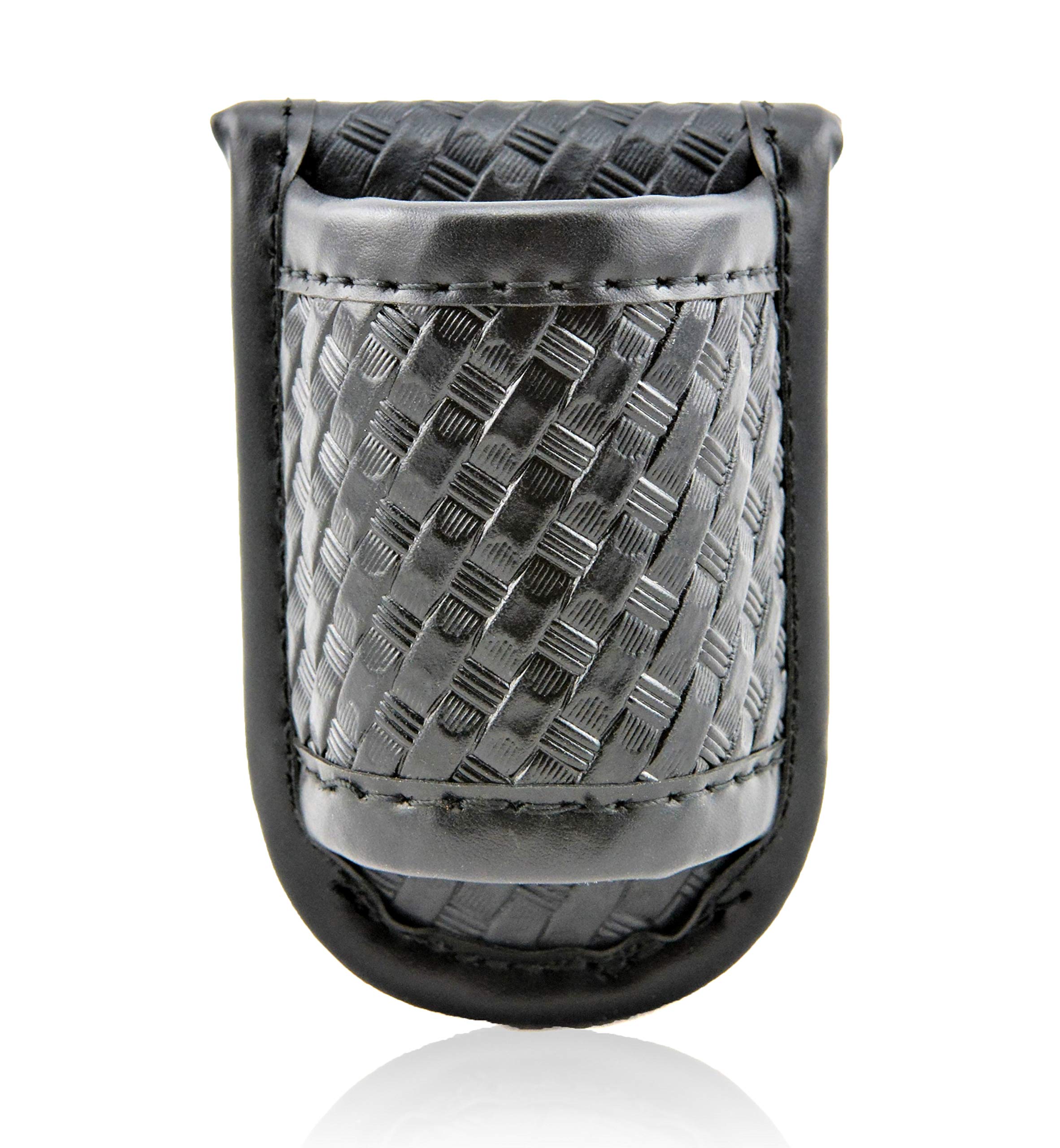 Tactical Flashlight Holder for Duty Belt - Heavy Duty Basketweave Design - Perfect for Police, Security & Outdoor Activities