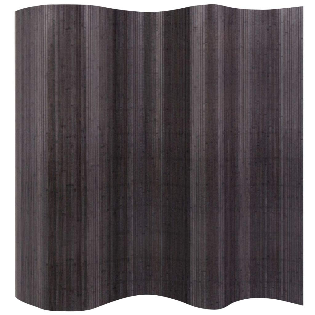 GOTOTOP Bamboo Room Divider Screen - 250x195cm Folding Partition with Roll-Up Design for Privacy | Perfect for Bedroom, Living Room, Office & Studio Spaces | Home Decor & Space Separator Solution