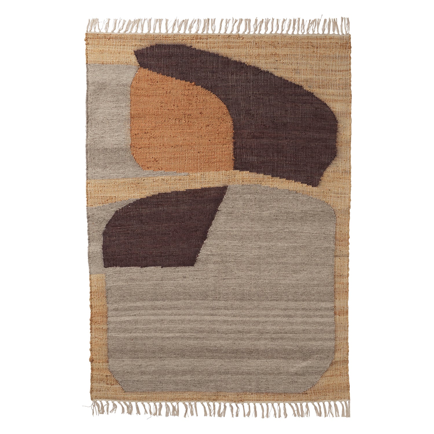 Raphael Natural Jute Rug - Handwoven Eco-Friendly Area Rug for Living Room, Bedroom, or Nursery | Soft & Durable Floor Mat