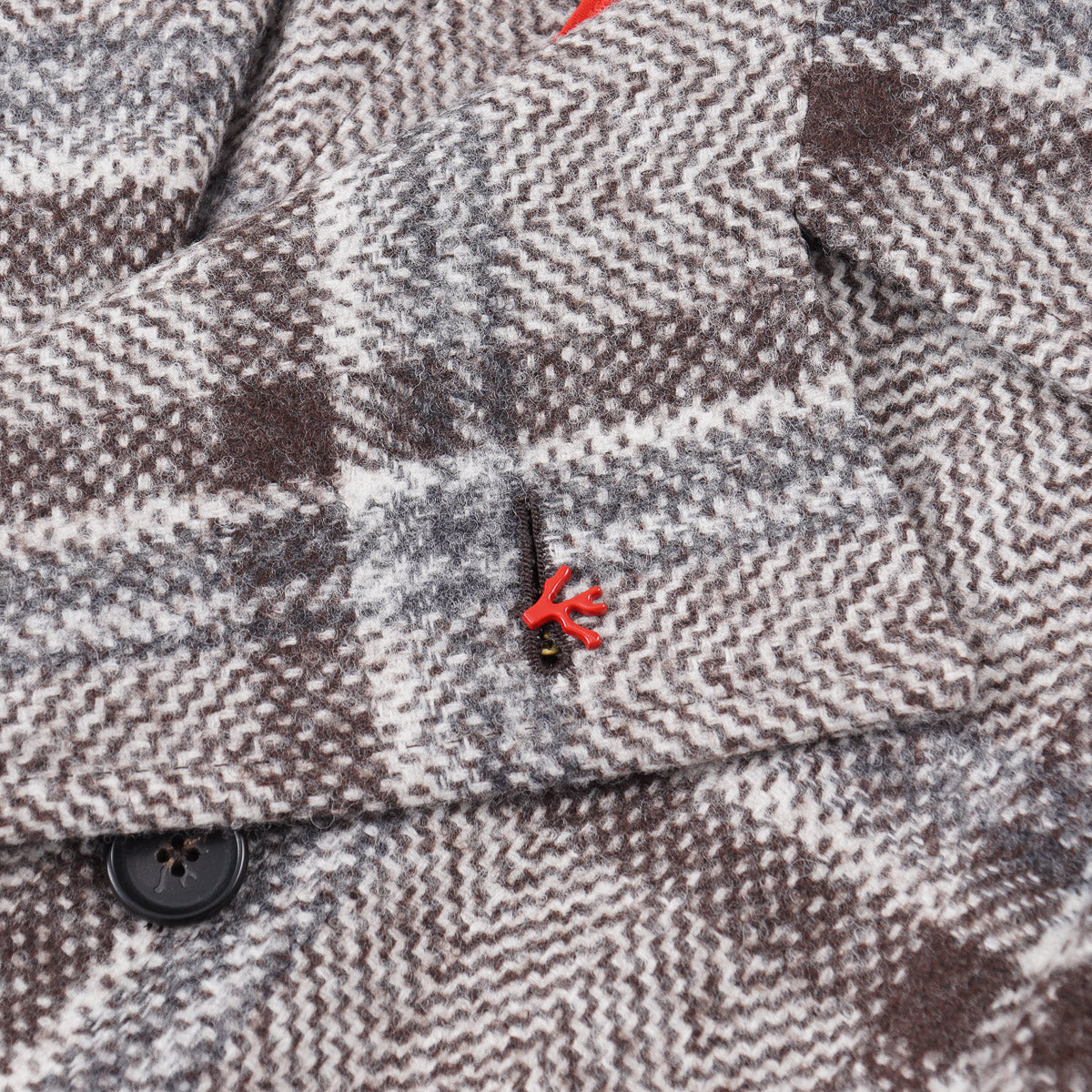Isaia Soft Woven Wool Peacoat for Men - Premium Winter Overcoat with Classic Fit - Perfect for Business, Office & Formal Occasions
